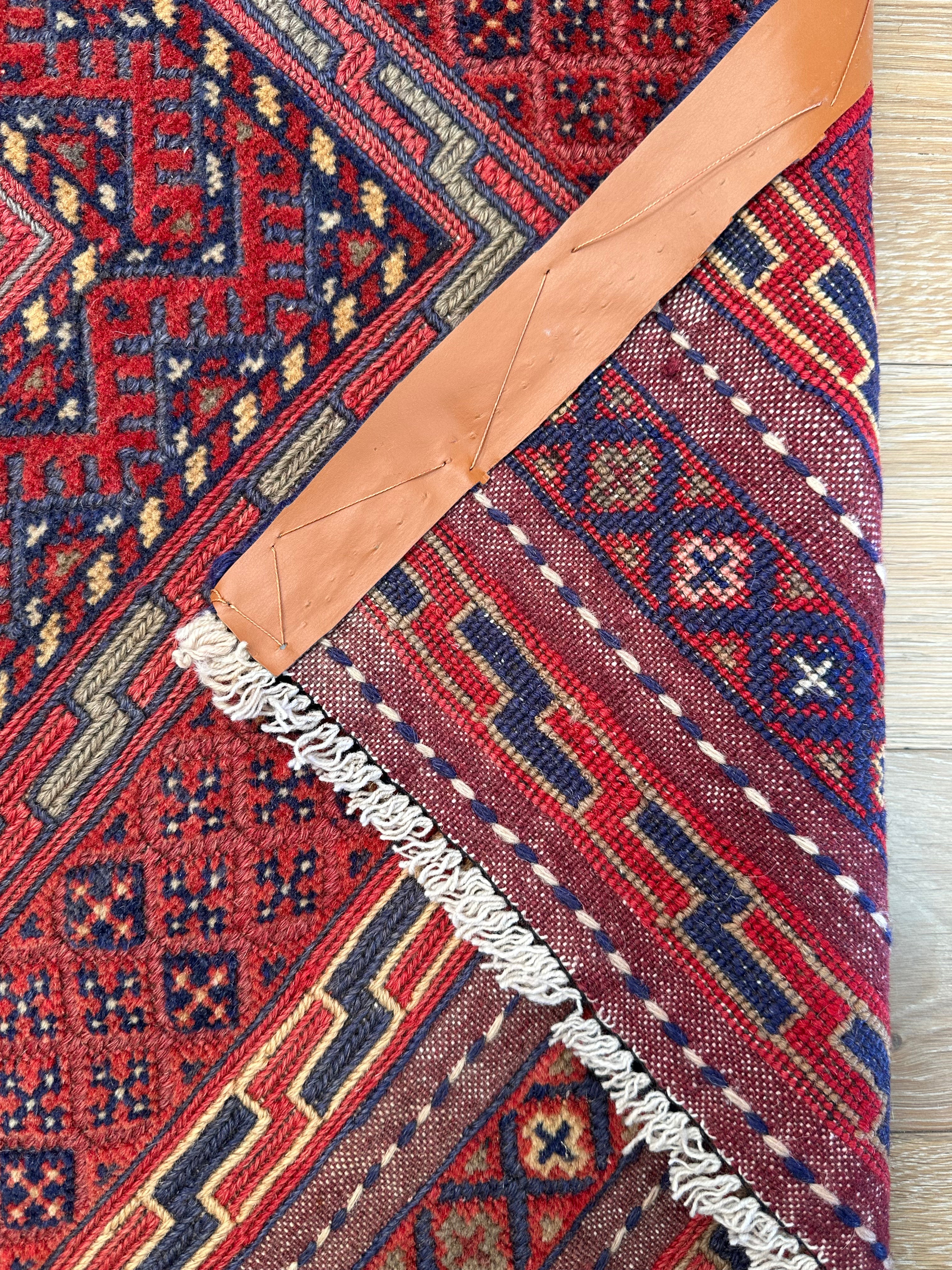 Yellow Handmade Herati Sumak Rug | — 2.00 x 1.40