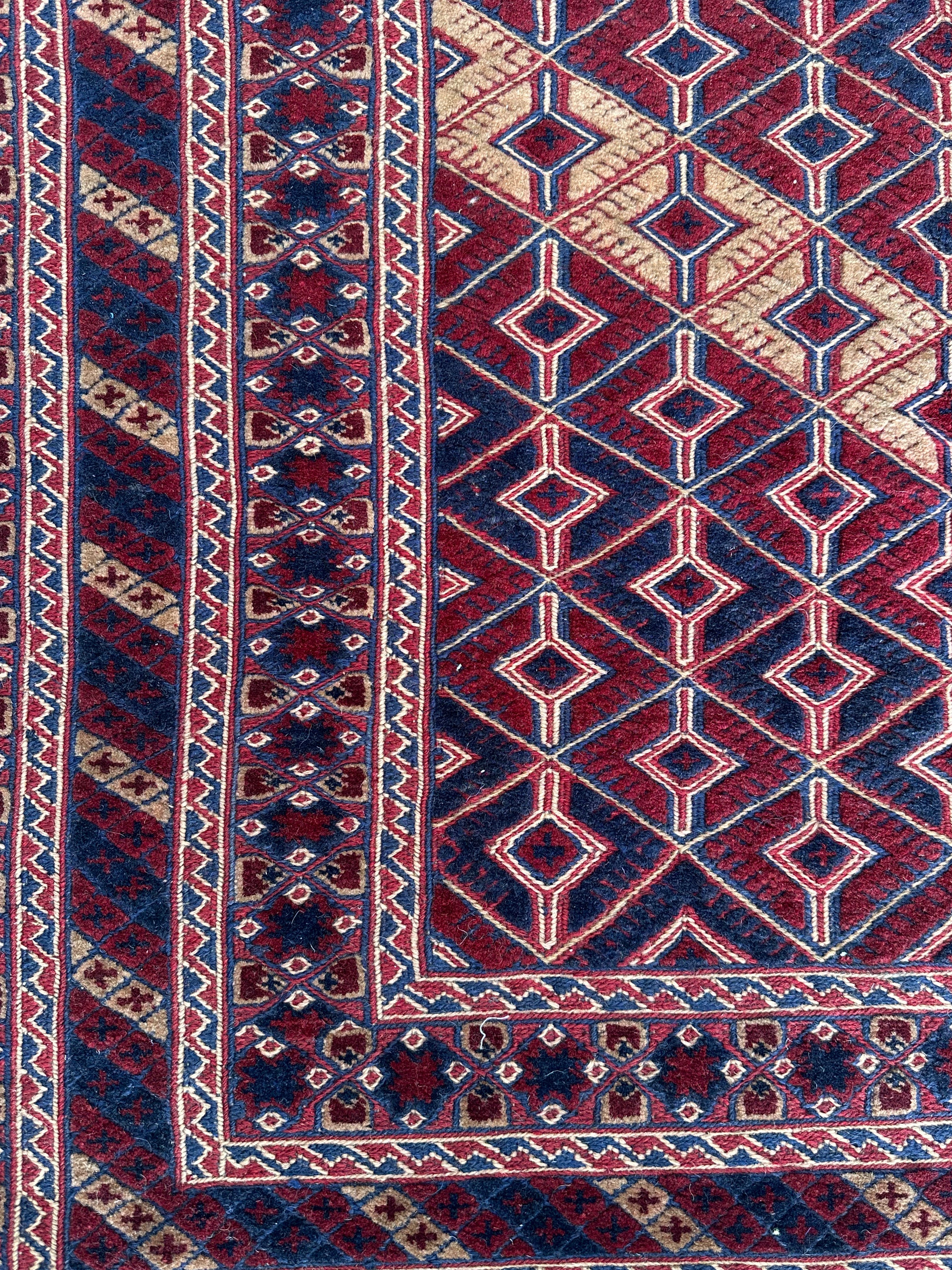 HANDMADE AFGHAN MUSHWANI KILIM | CM|