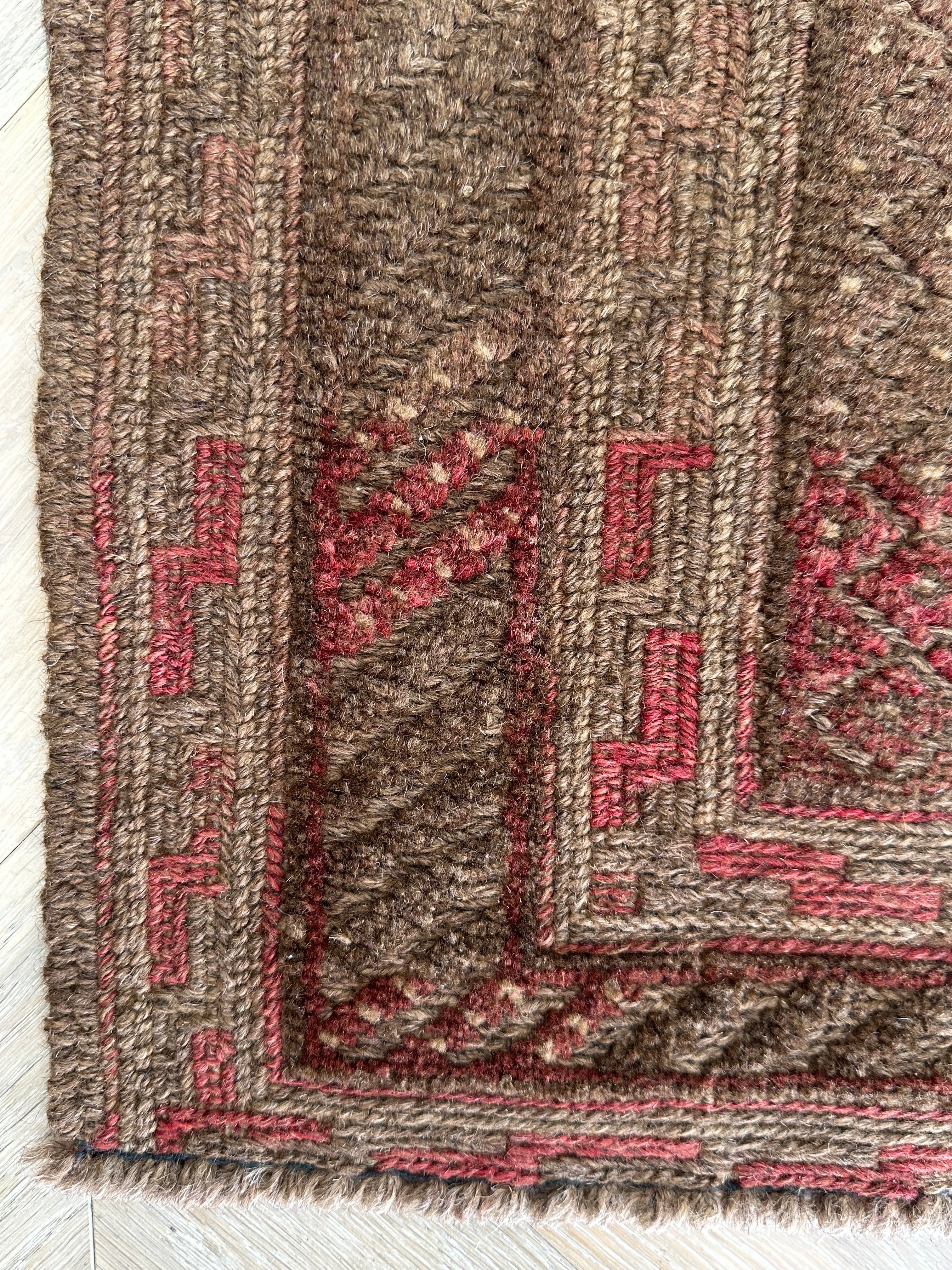 HANDMADE AFGHAN MUSHWANI KILIM | CM|