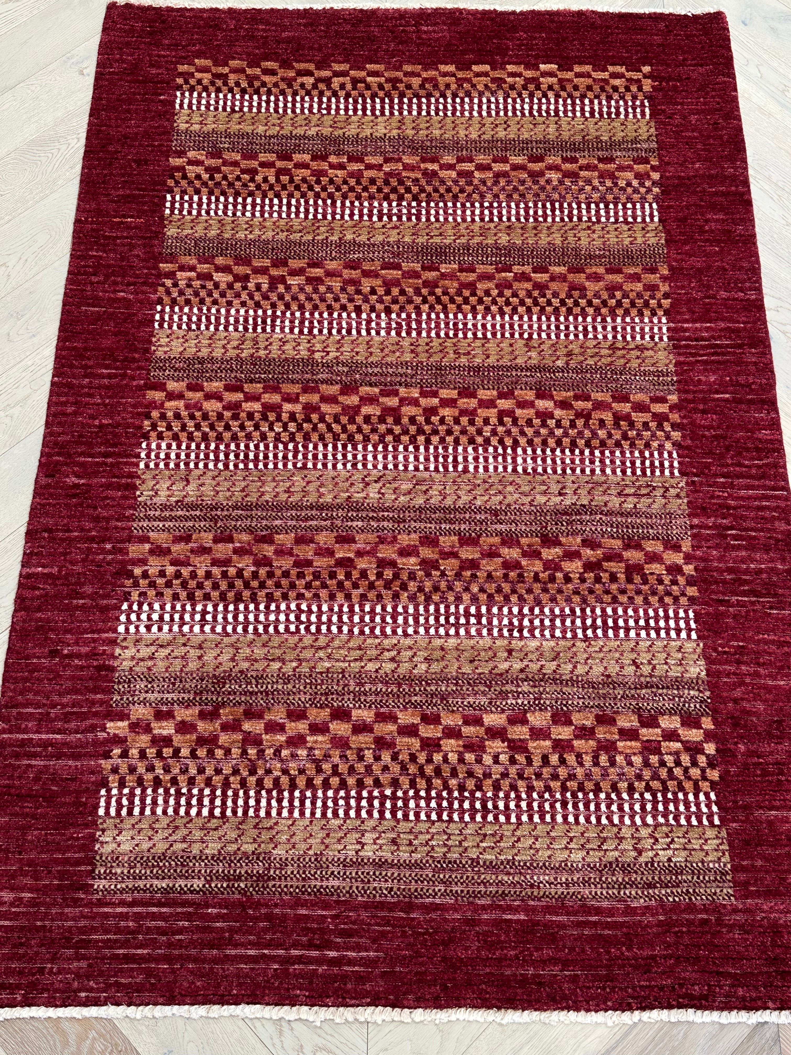 HANDMADE AFGHAN MUSHWANI KILIM | CM|