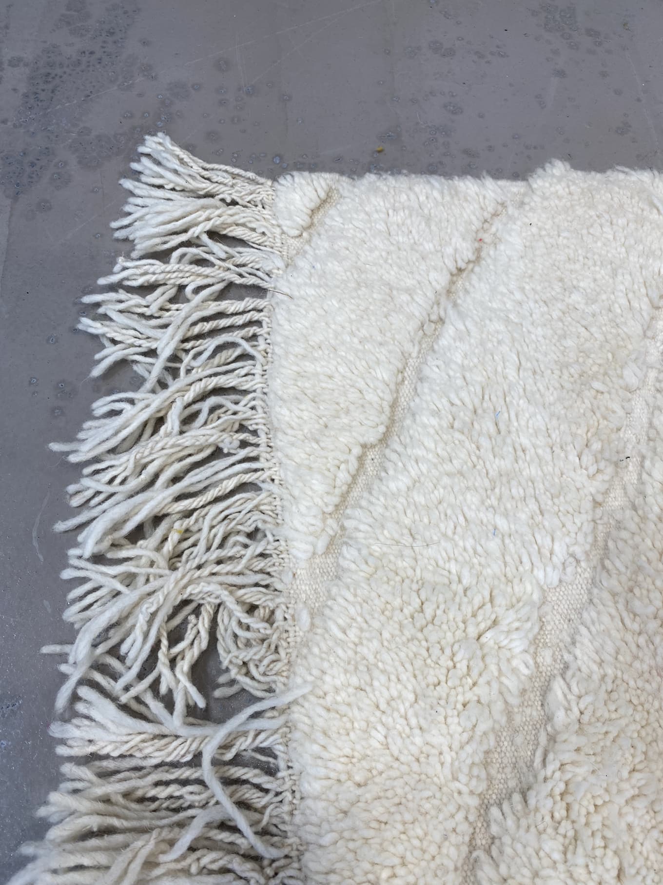 White Moroccan Rug White Beni Ourain