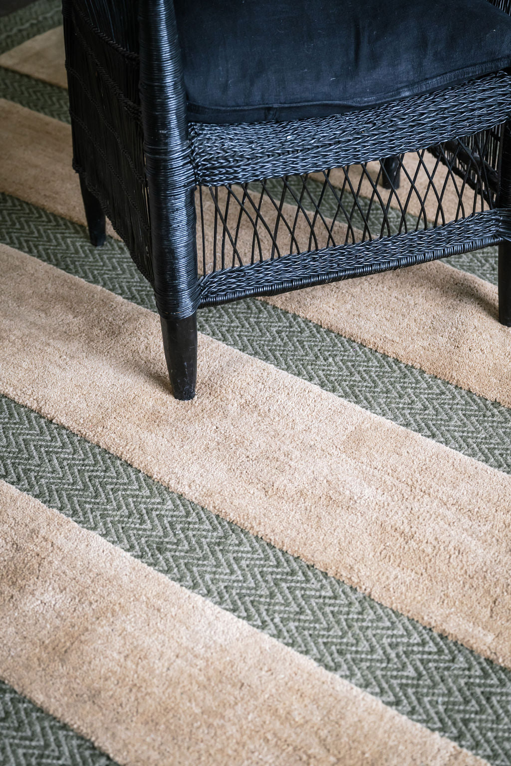 Beige Zigla Green and Beige
