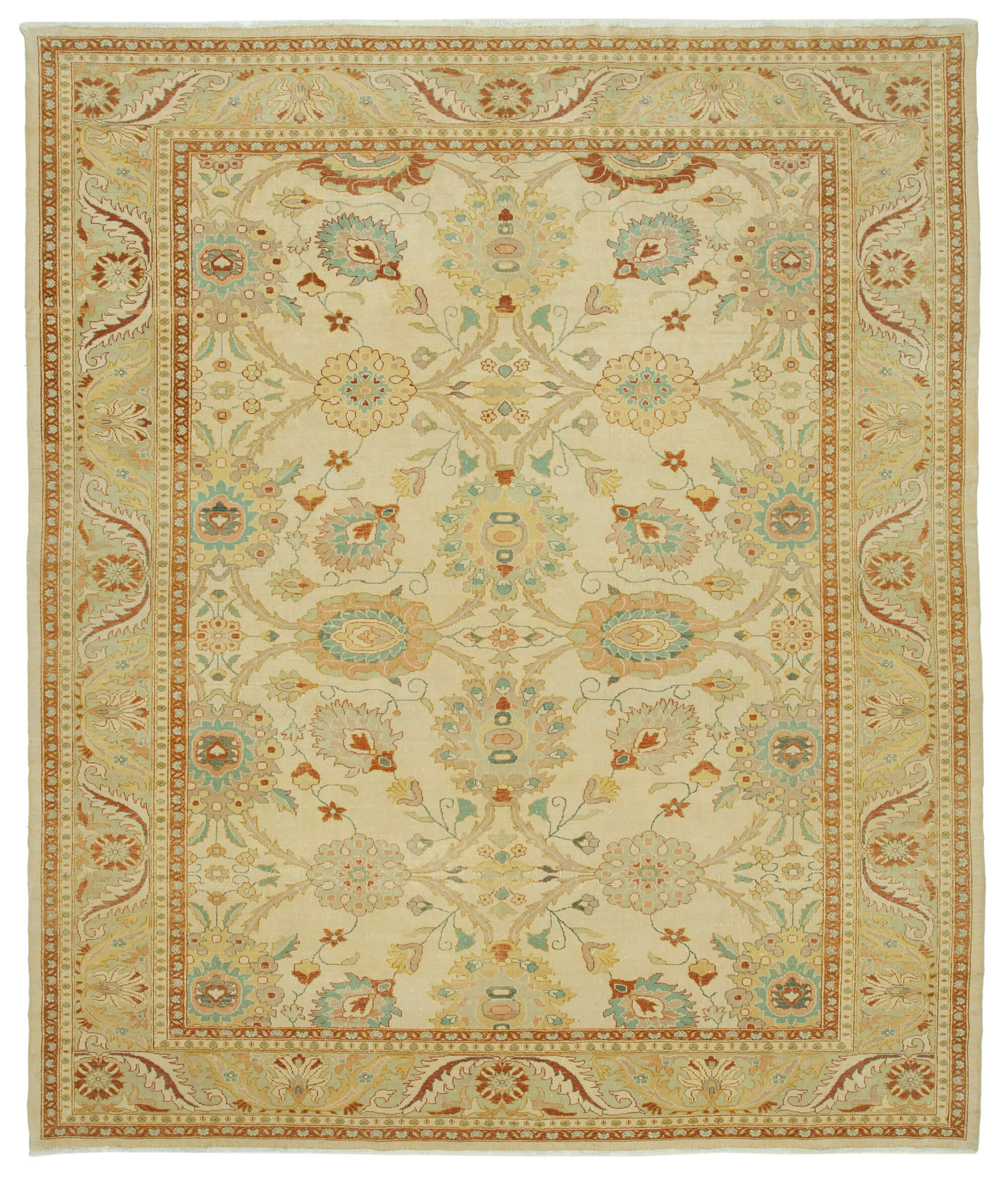 Alabaster Oushak — 2.95 x 3.54