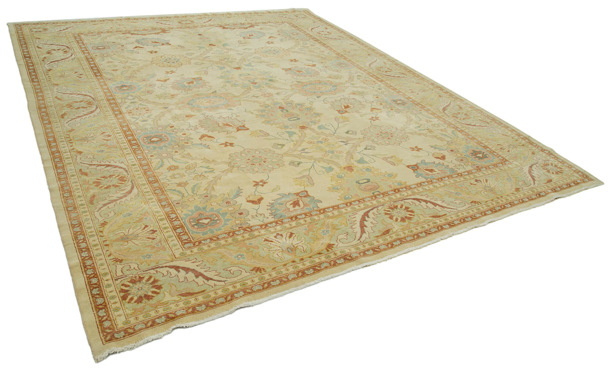 Alabaster Oushak — 2.95 x 3.54