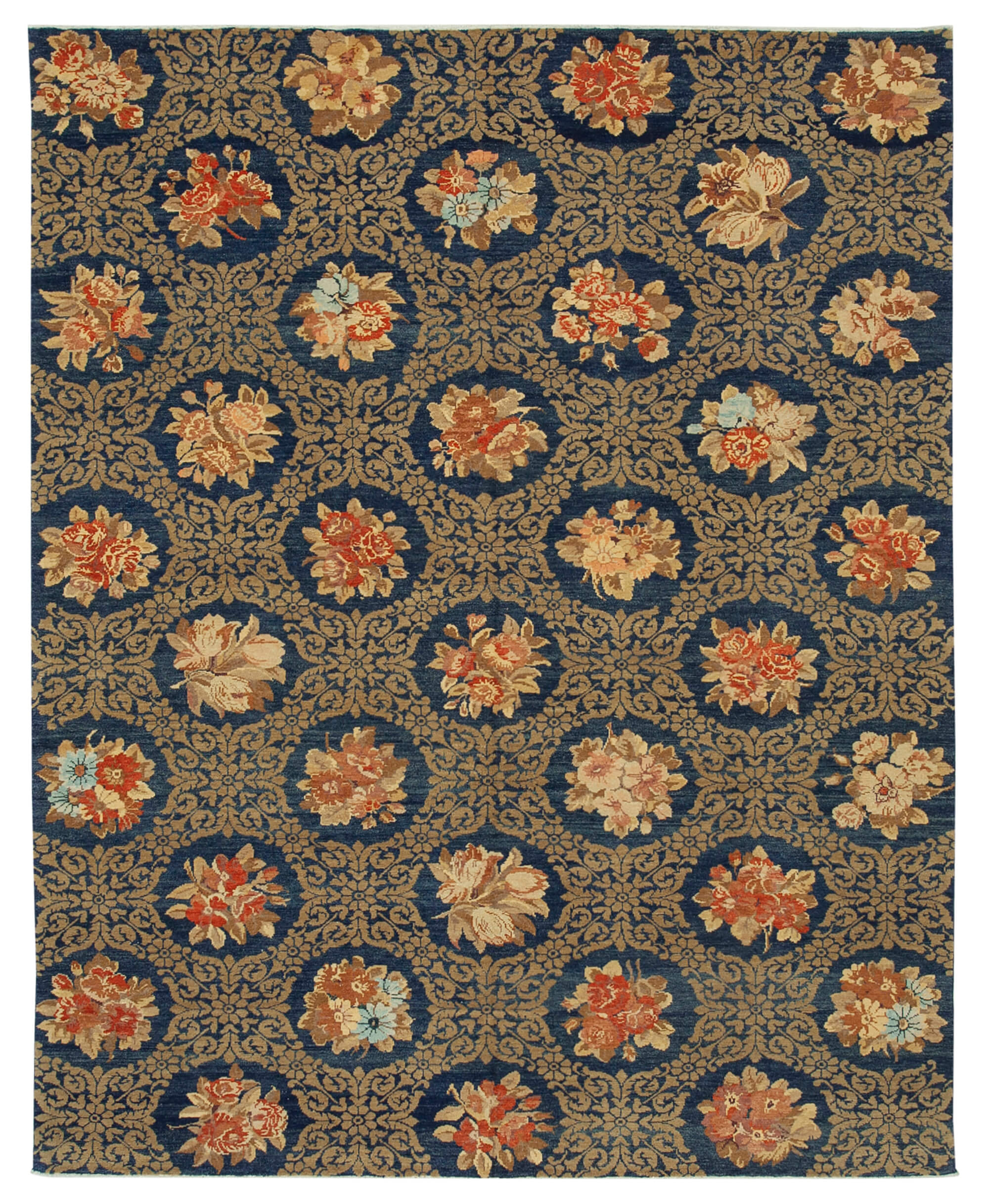 Indigo Oushak — 2.45 x 3.03