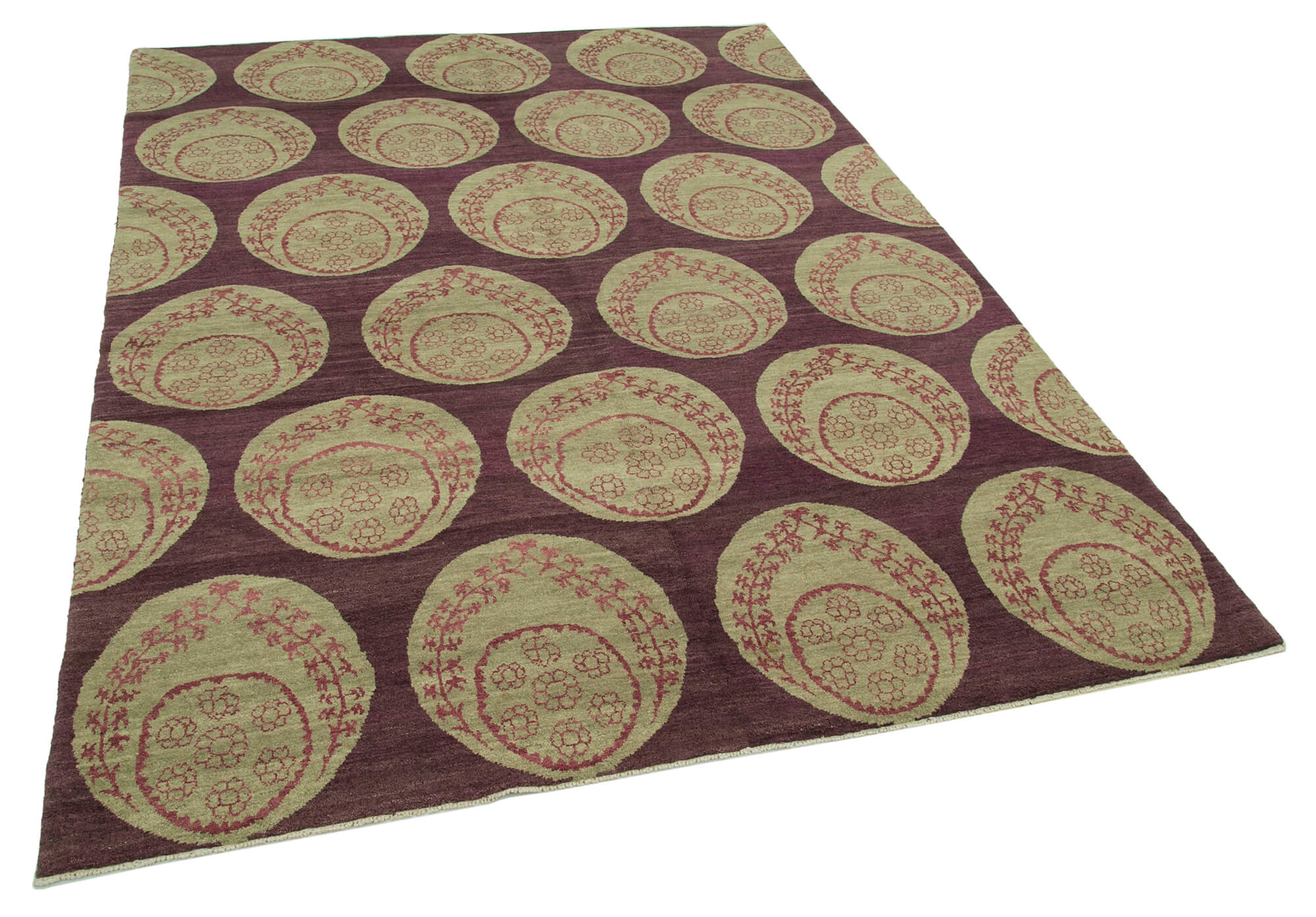 Aubergine Oushak — 1.80 x 2.46