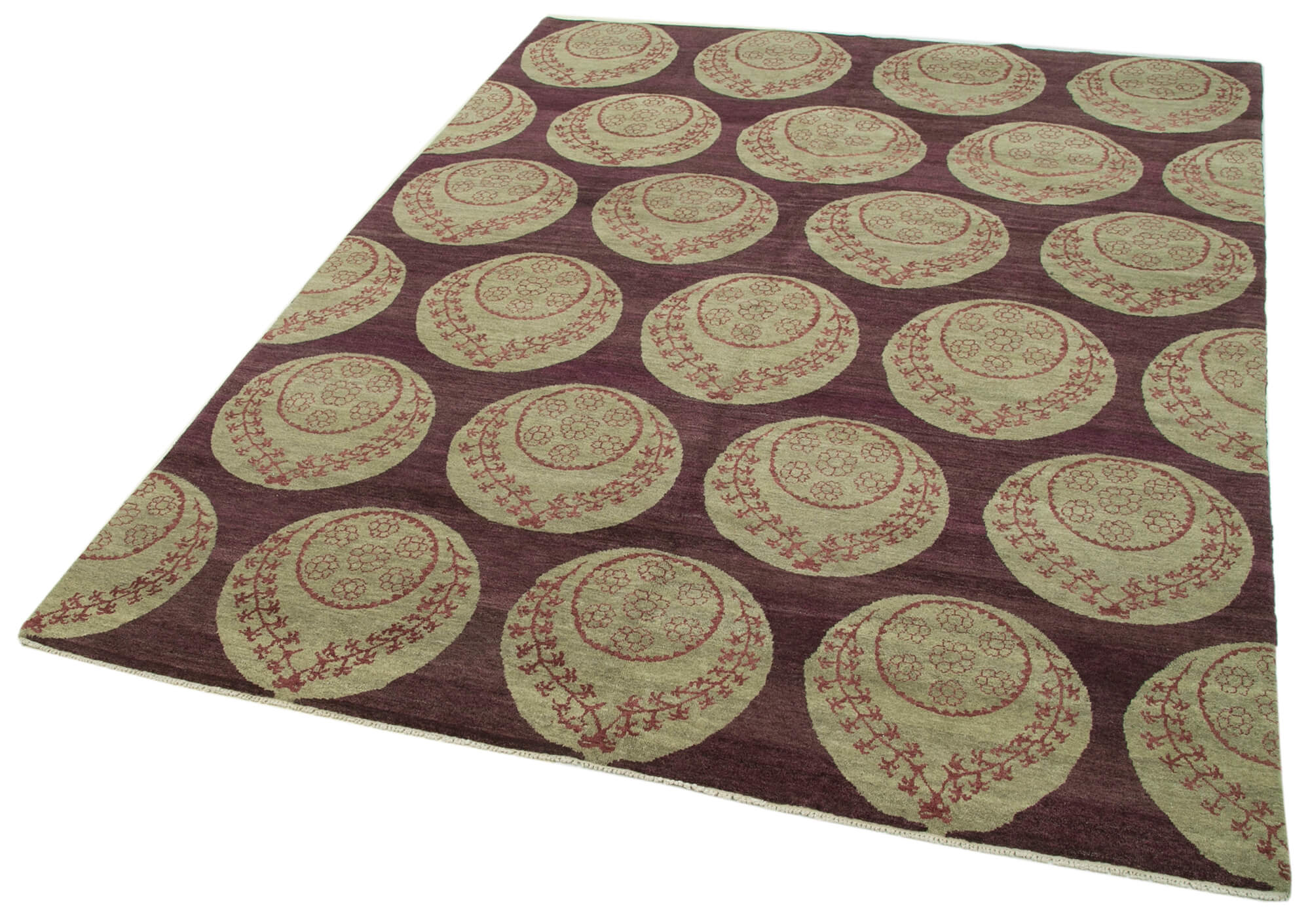Aubergine Oushak — 1.80 x 2.46