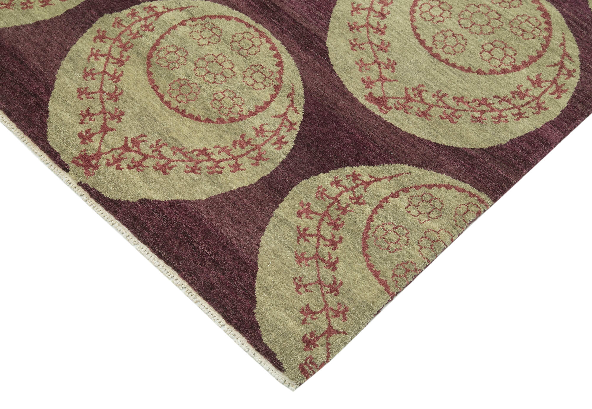 Aubergine Oushak — 1.80 x 2.46