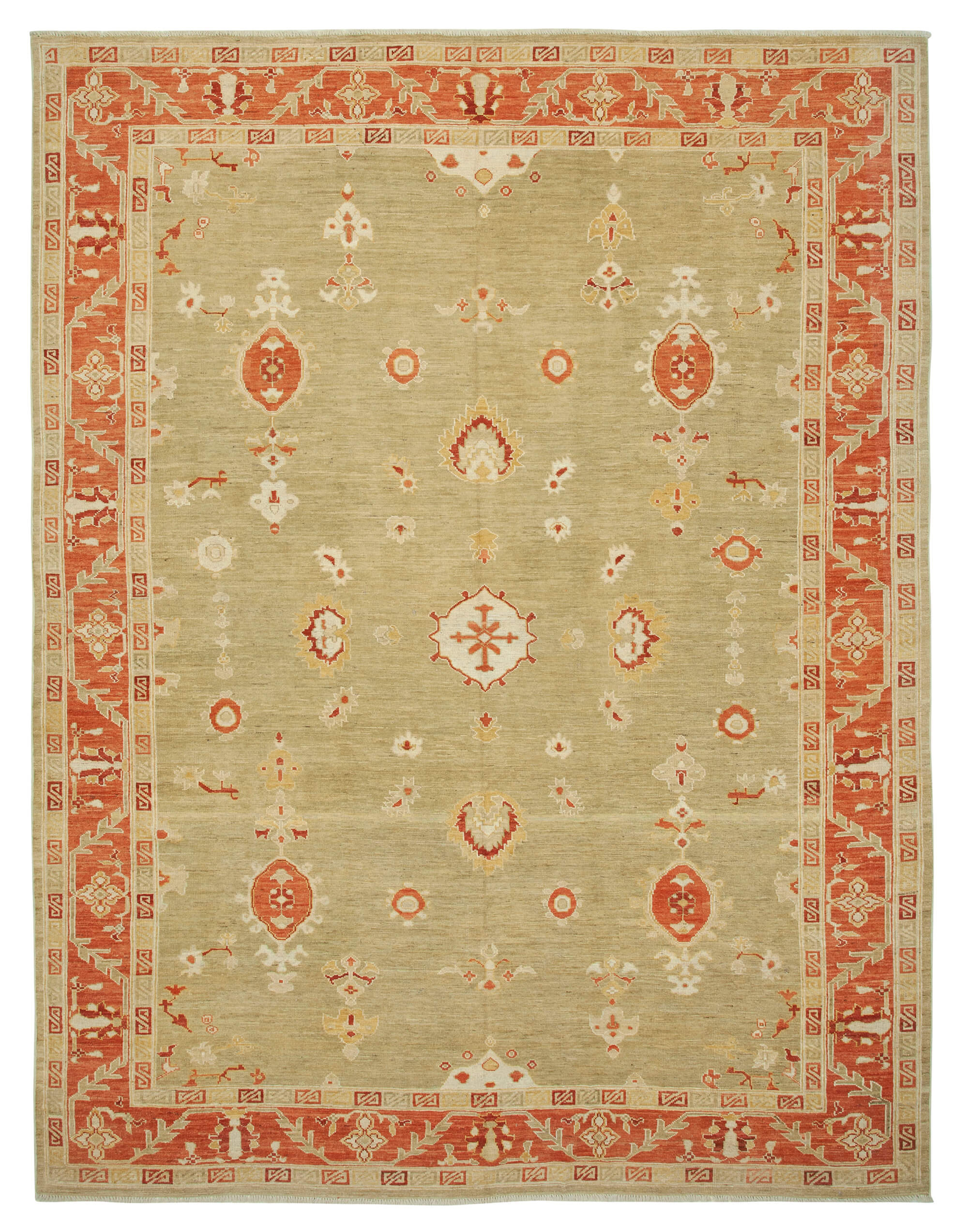 Jade Oushak — 2.90 x 3.80