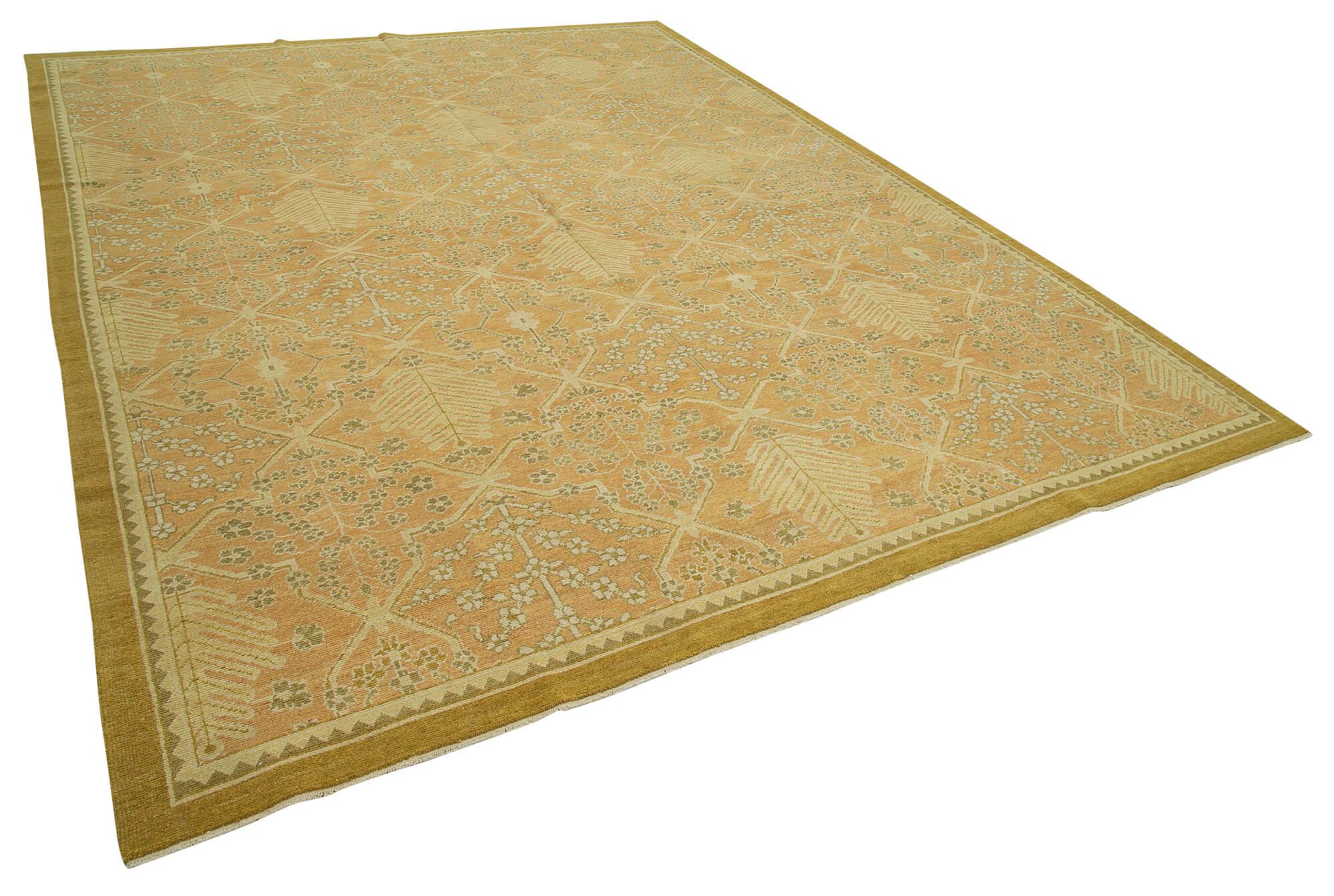 Alabaster Oushak — 2.78 x 3.67