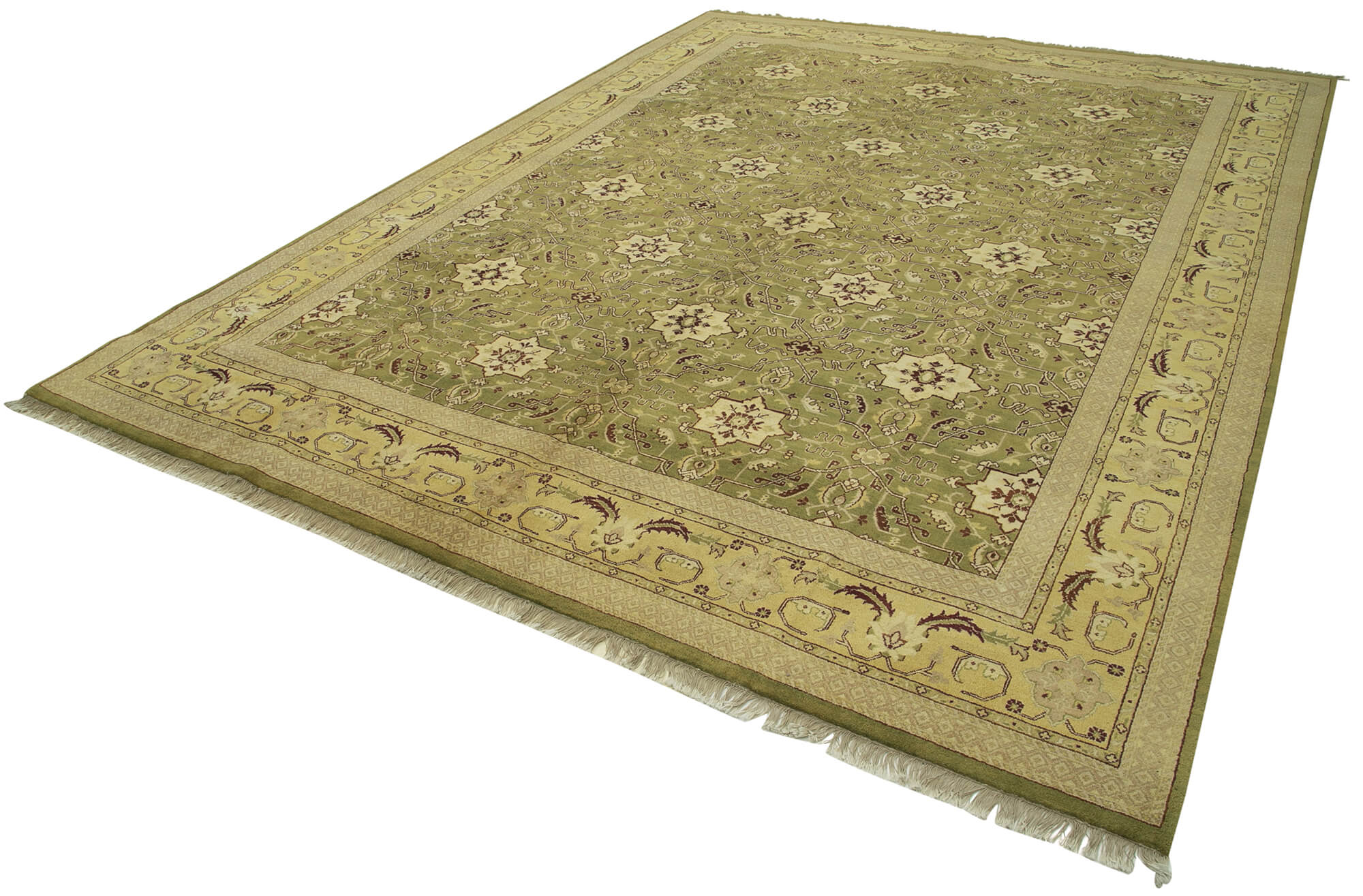 Celadon Oushak — 2.68 x 3.64