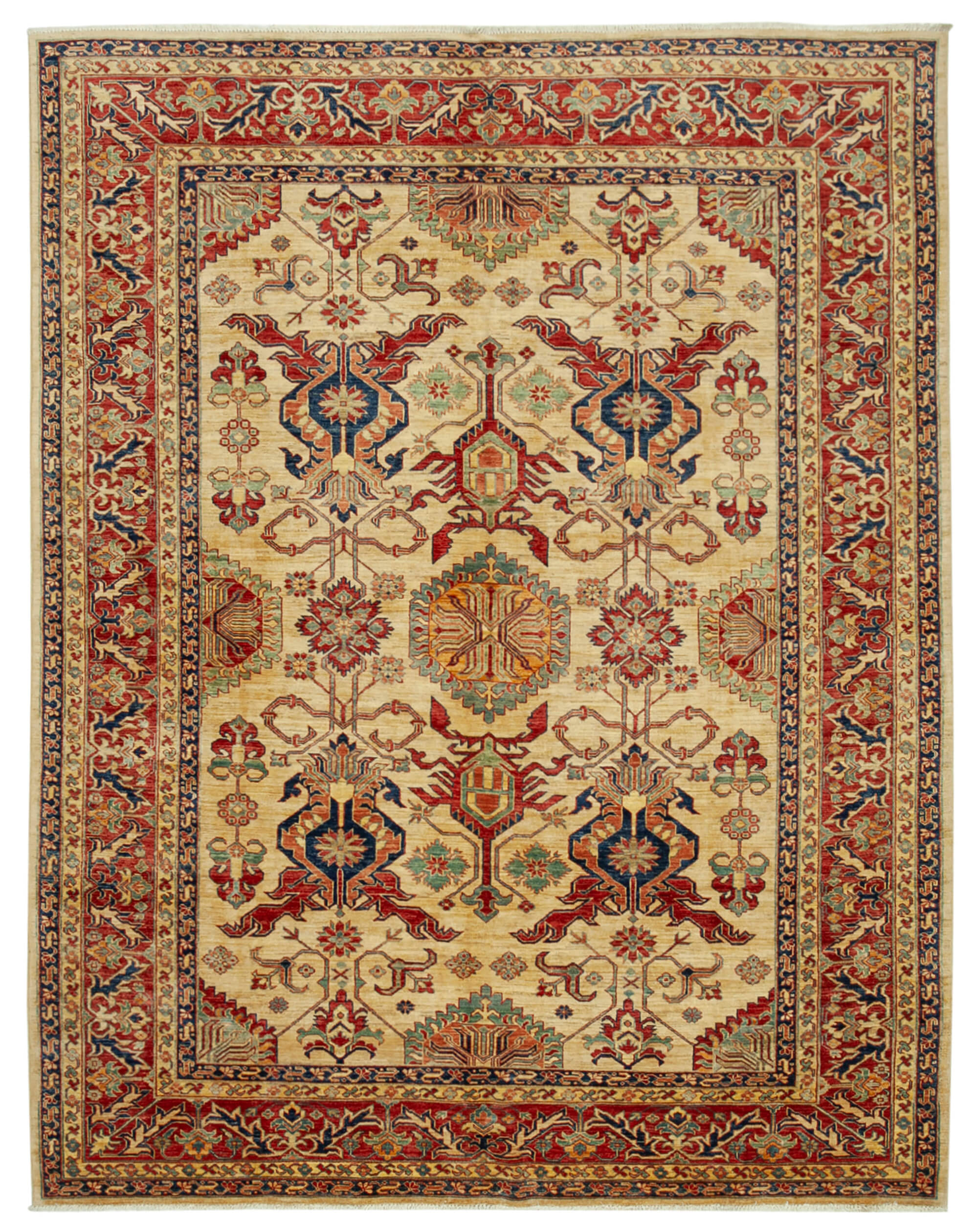Carmine Oushak — 2.42 x 3.13