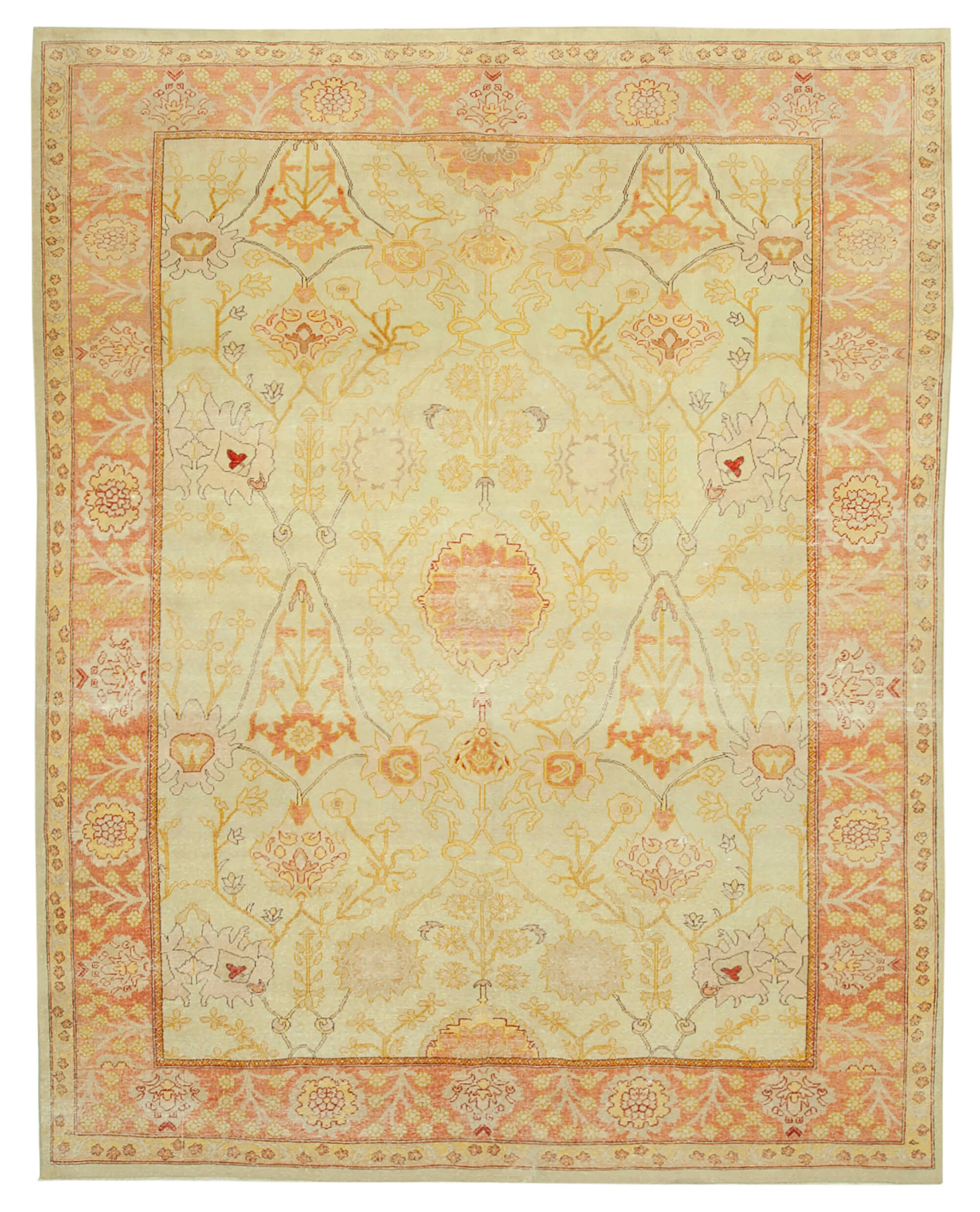 Ivory Oushak — 2.40 x 3.06