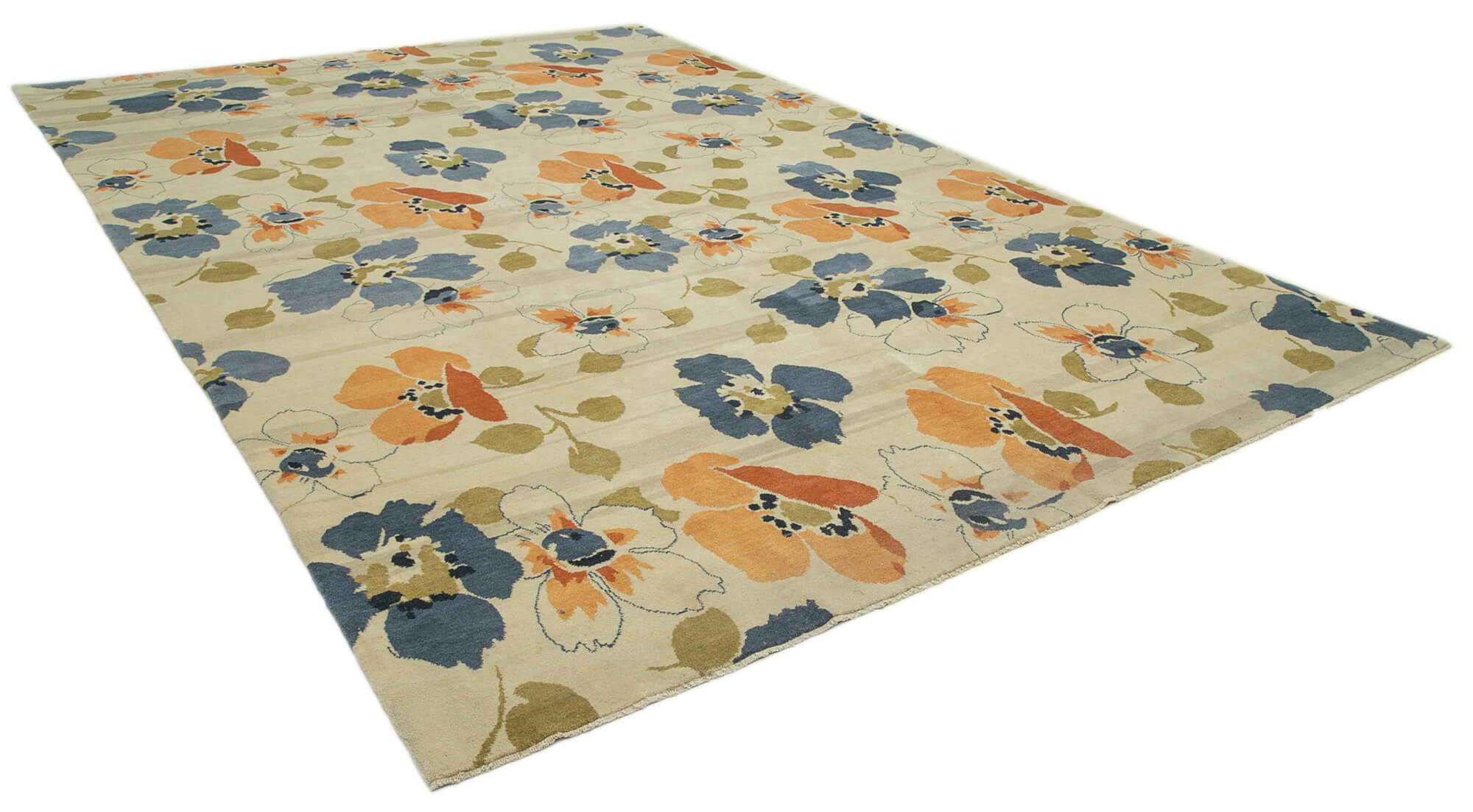 Parchment Oushak — 3.05 x 4.37