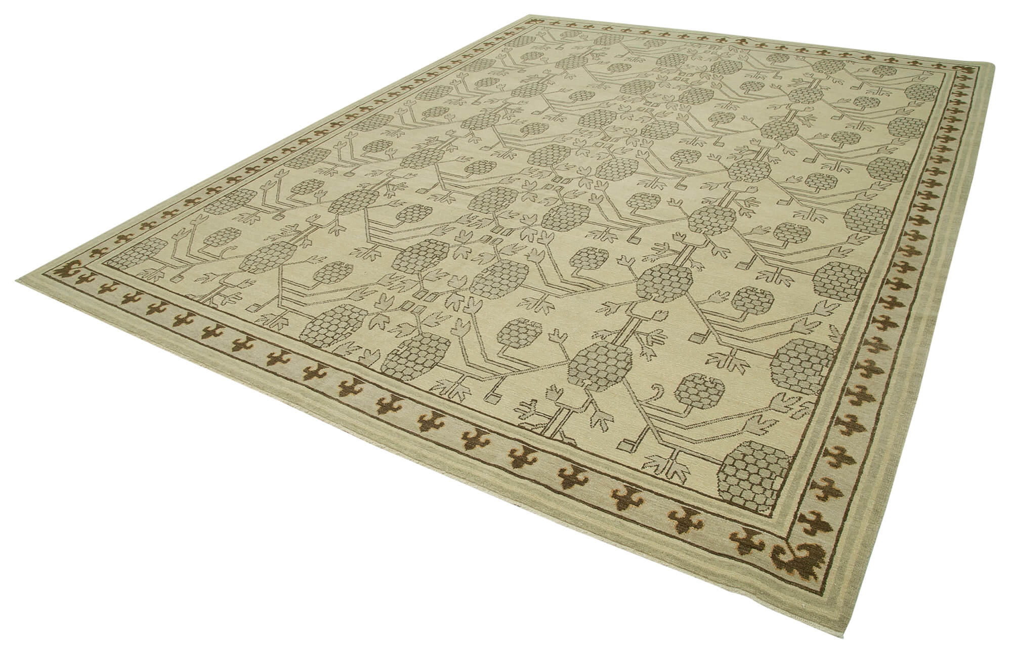 Ivory Oushak — 2.82 x 3.63
