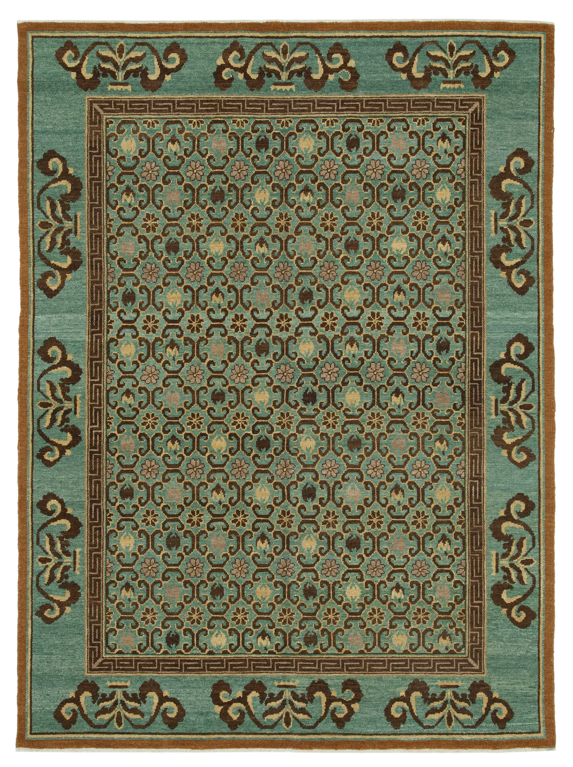 Turquoise Oushak — 1.84 x 2.46