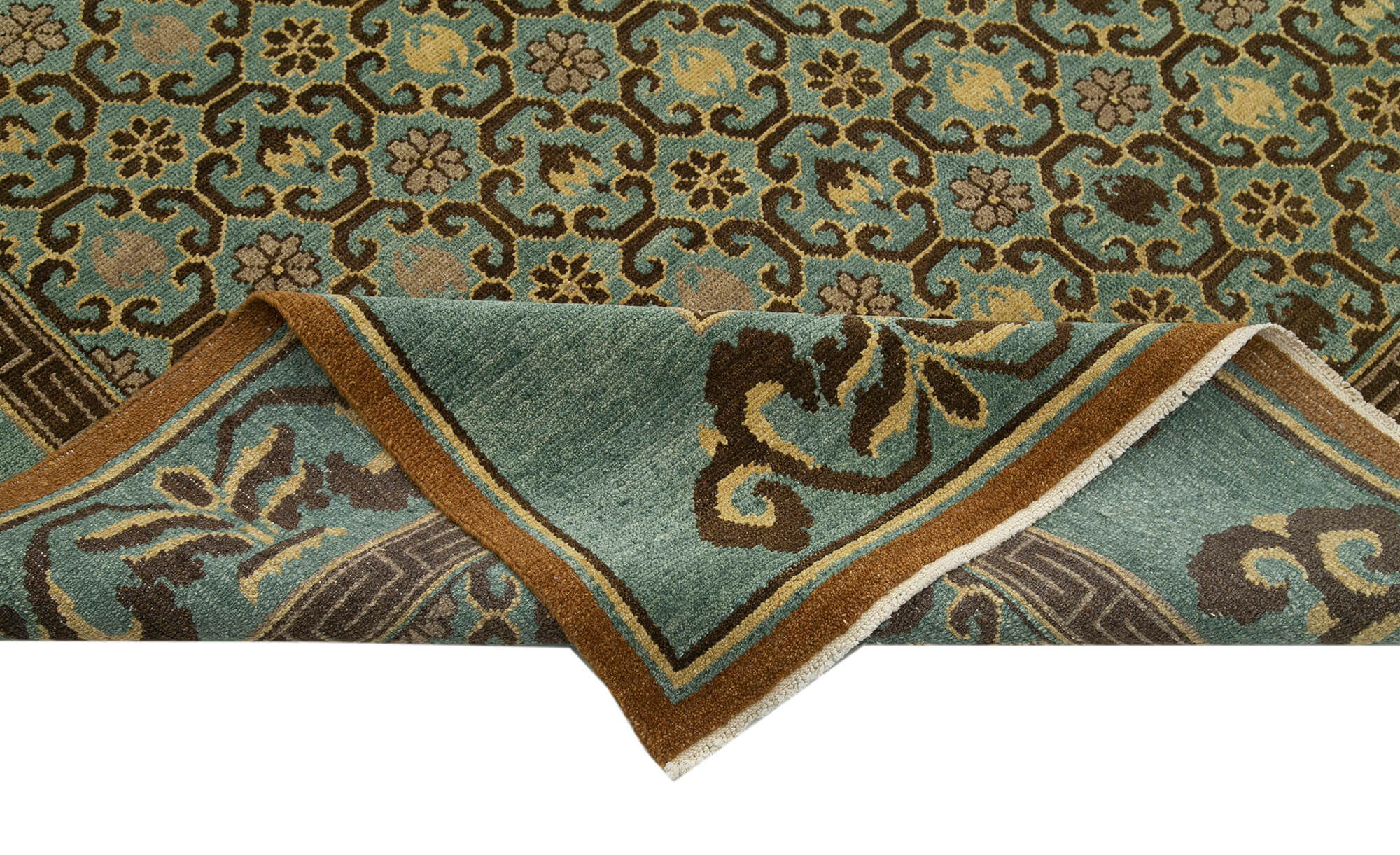 Turquoise Oushak — 1.84 x 2.46