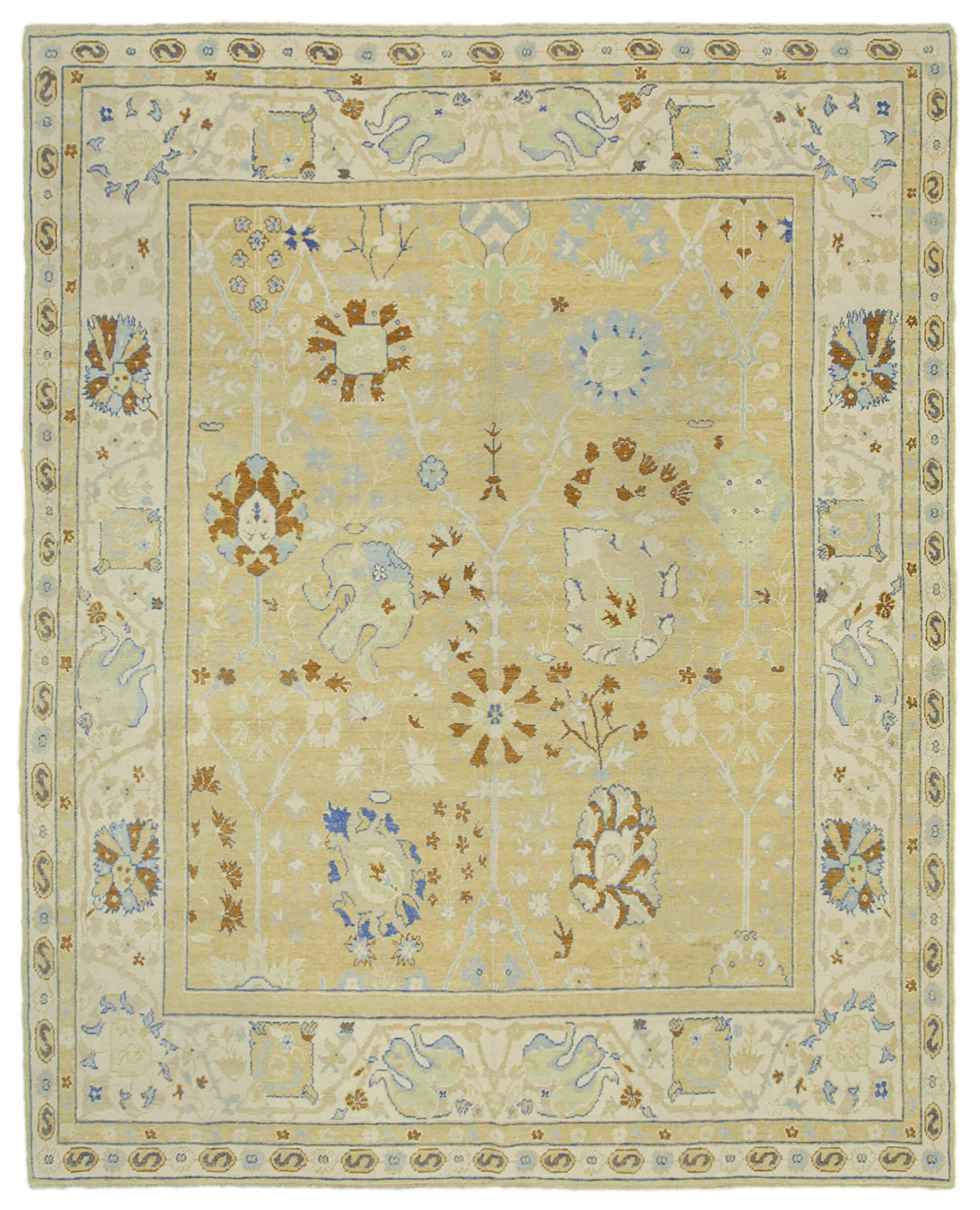 Parchment Oushak — 2.40 x 3.02
