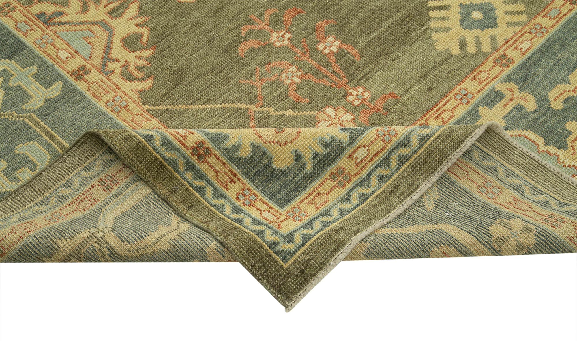 Celadon Oushak — 3.33 x 3.96
