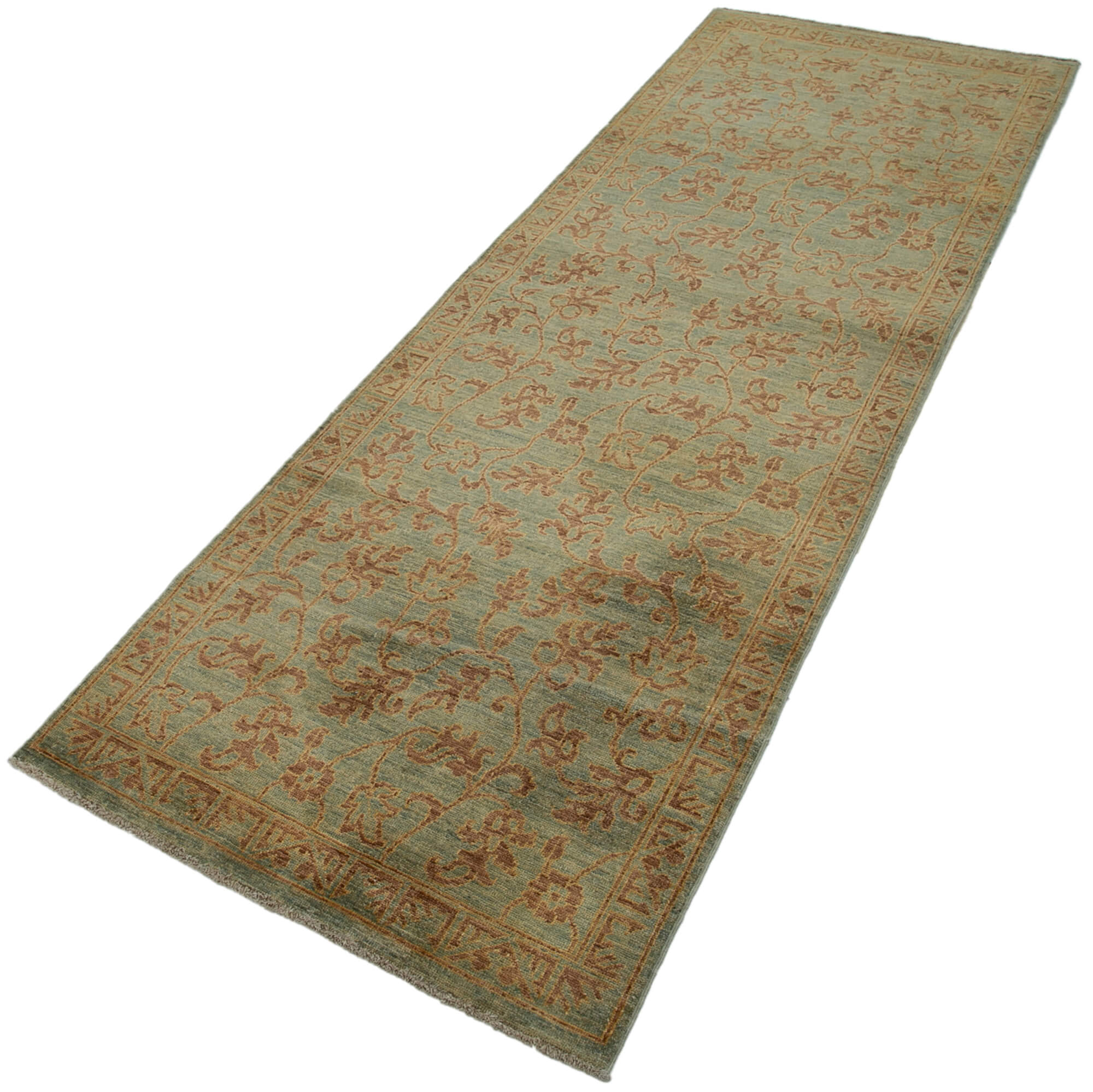 Sage Oushak Runner — 0.90 x 2.56