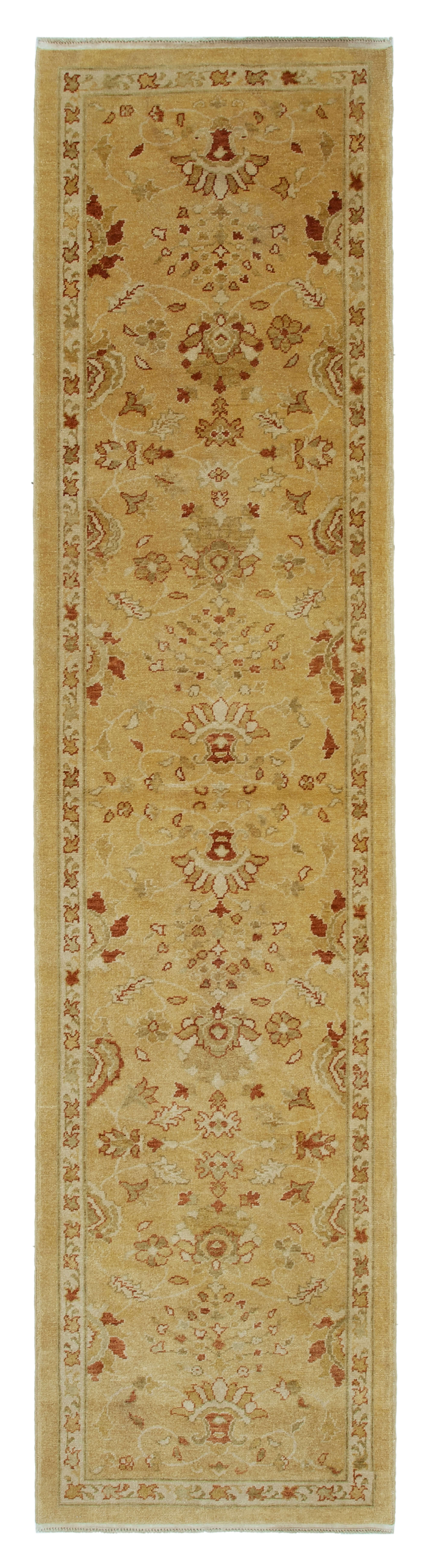 Saffron Oushak Runner — 0.85 x 3.60