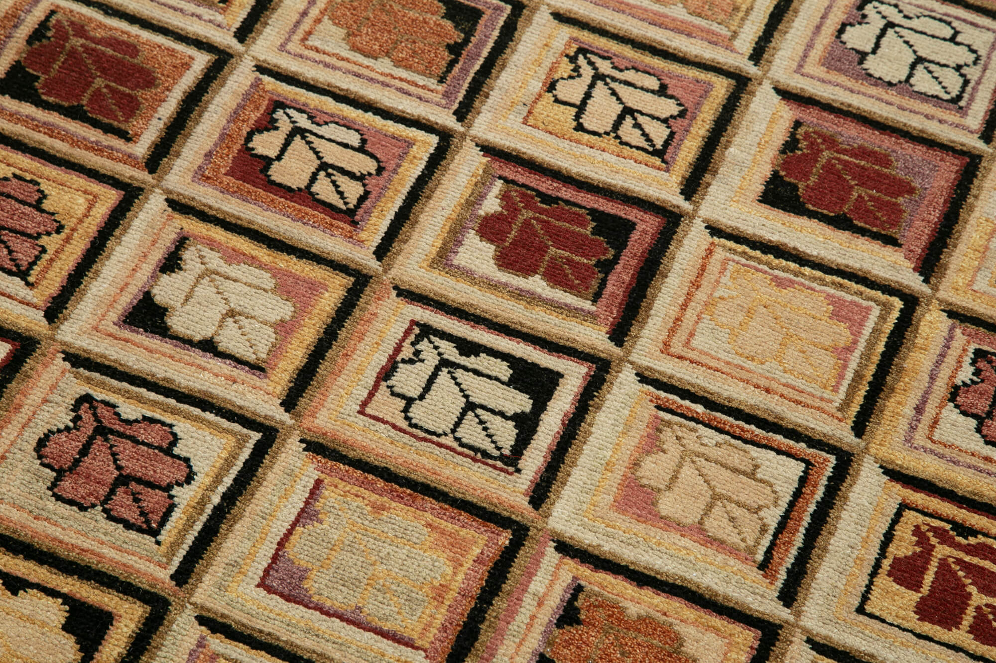 Champagne Oushak Runner — 0.77 x 4.87