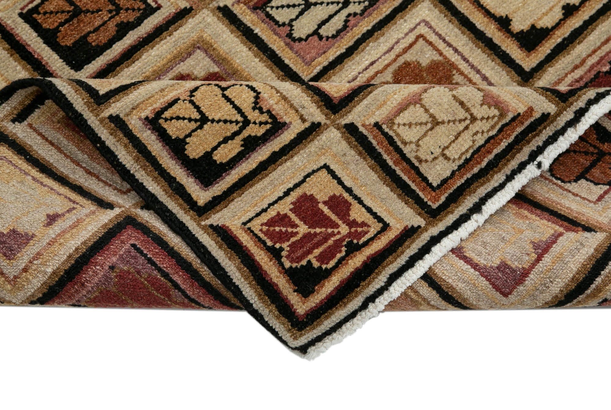 Champagne Oushak Runner — 0.77 x 4.87