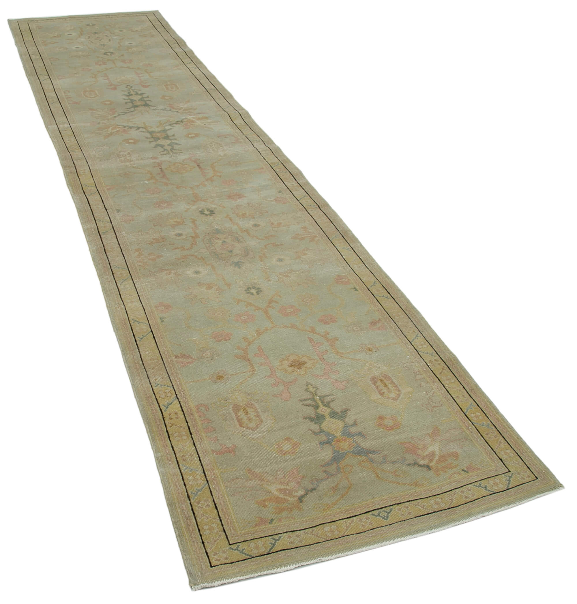 Pearl Oushak Runner — 0.87 x 3.57