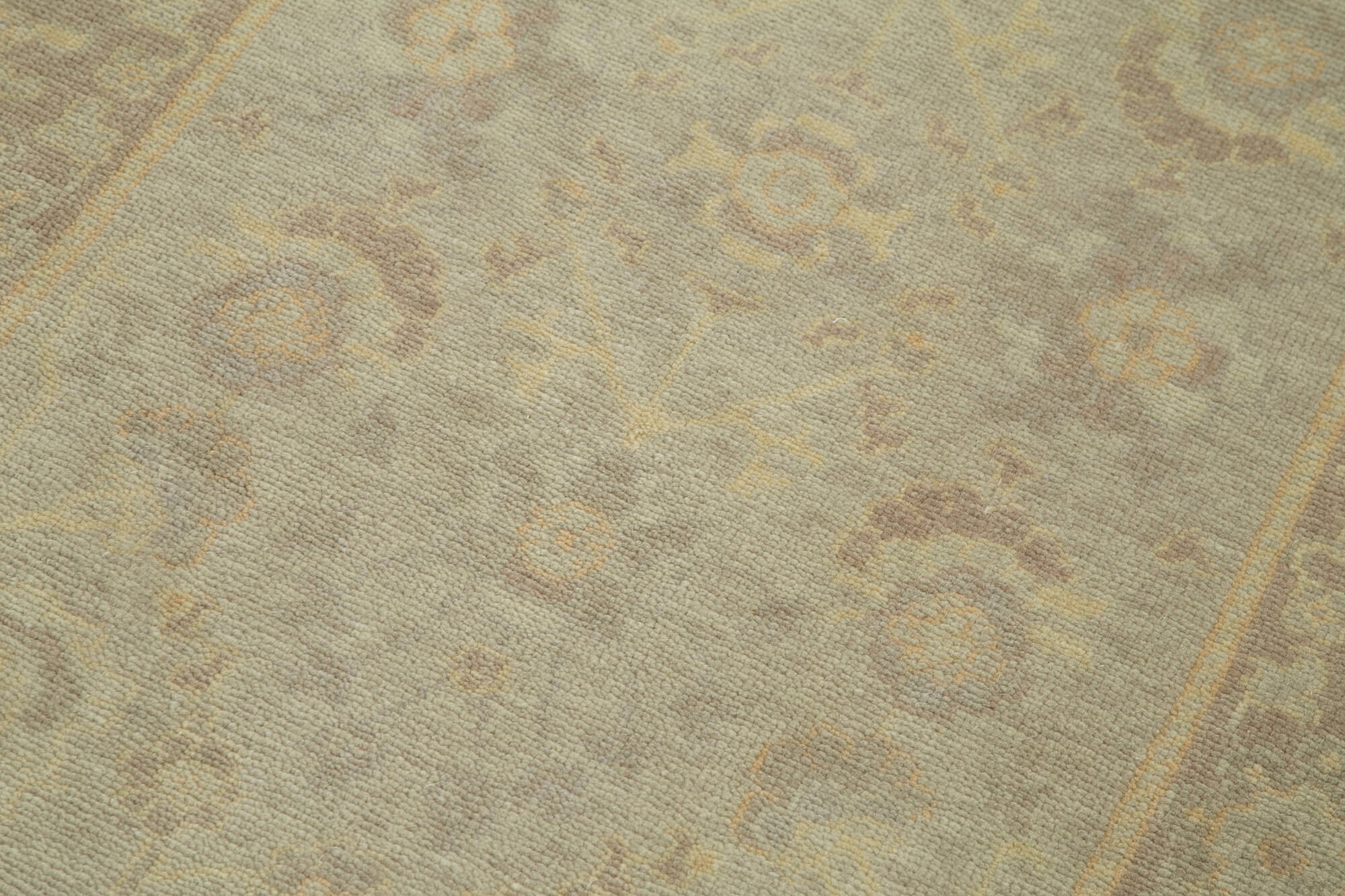 Ivory Oushak Runner — 0.80 x 3.59