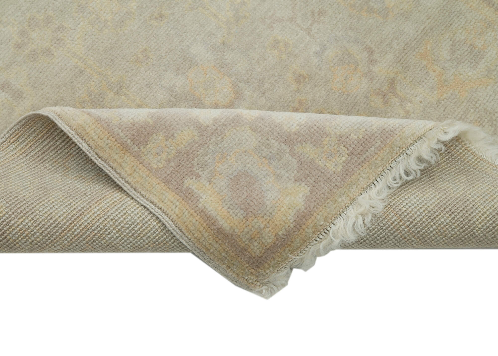 Ivory Oushak Runner — 0.80 x 3.59