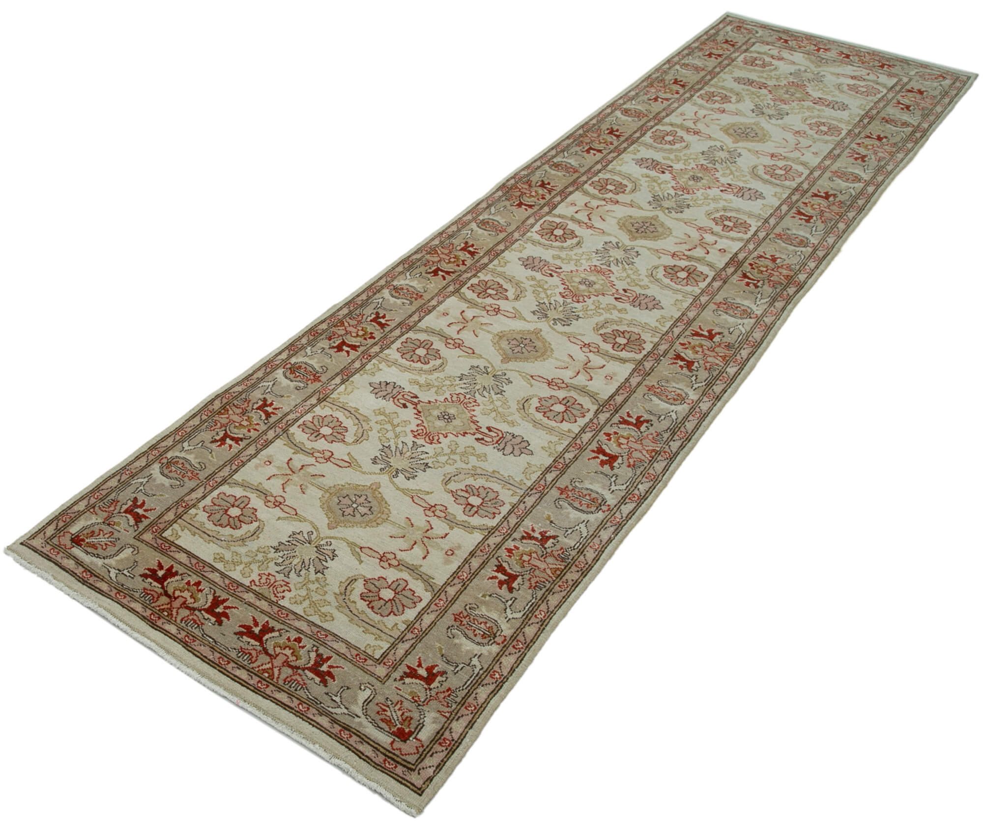Champagne Oushak Runner — 0.77 x 2.97