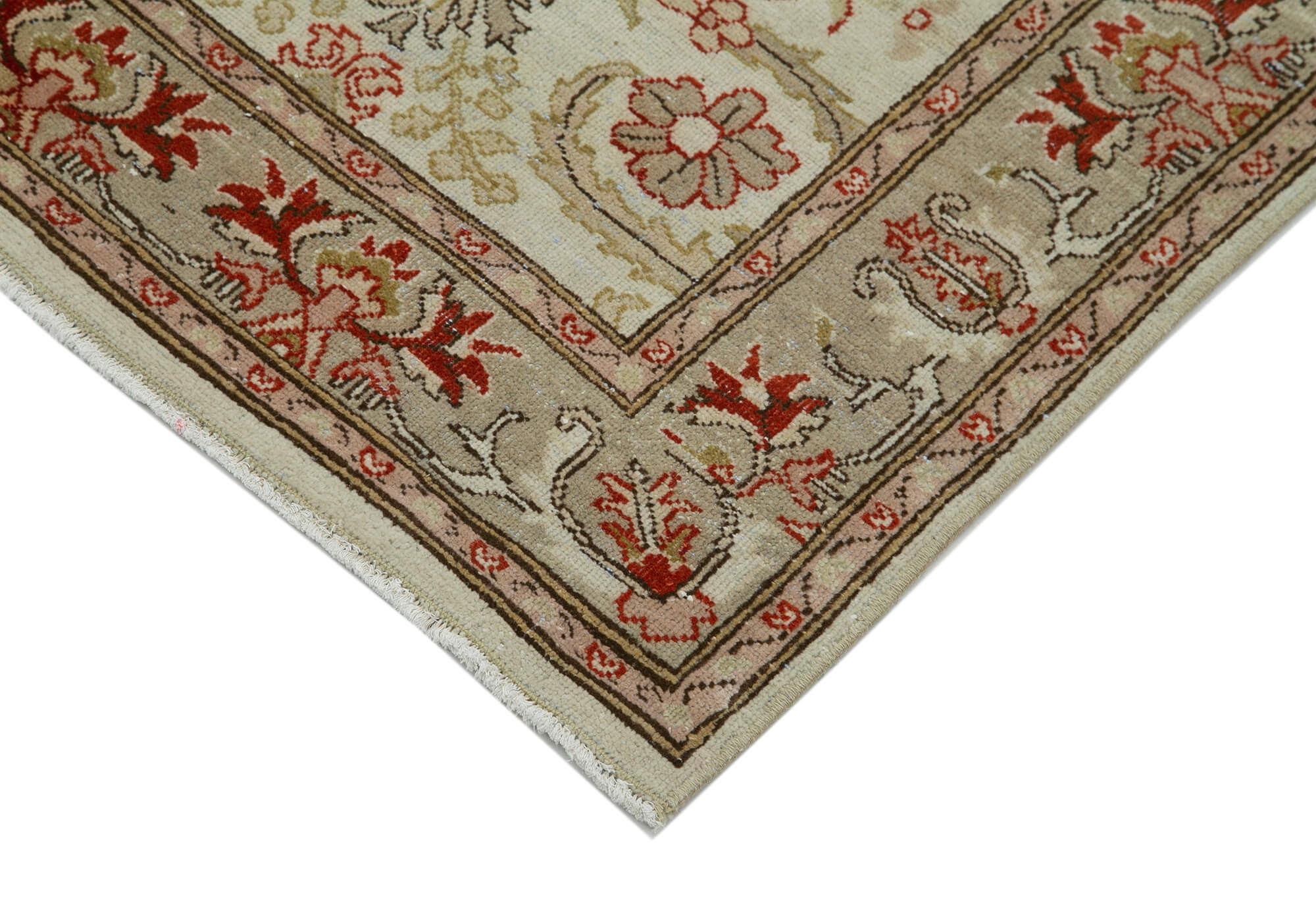 Champagne Oushak Runner — 0.77 x 2.97