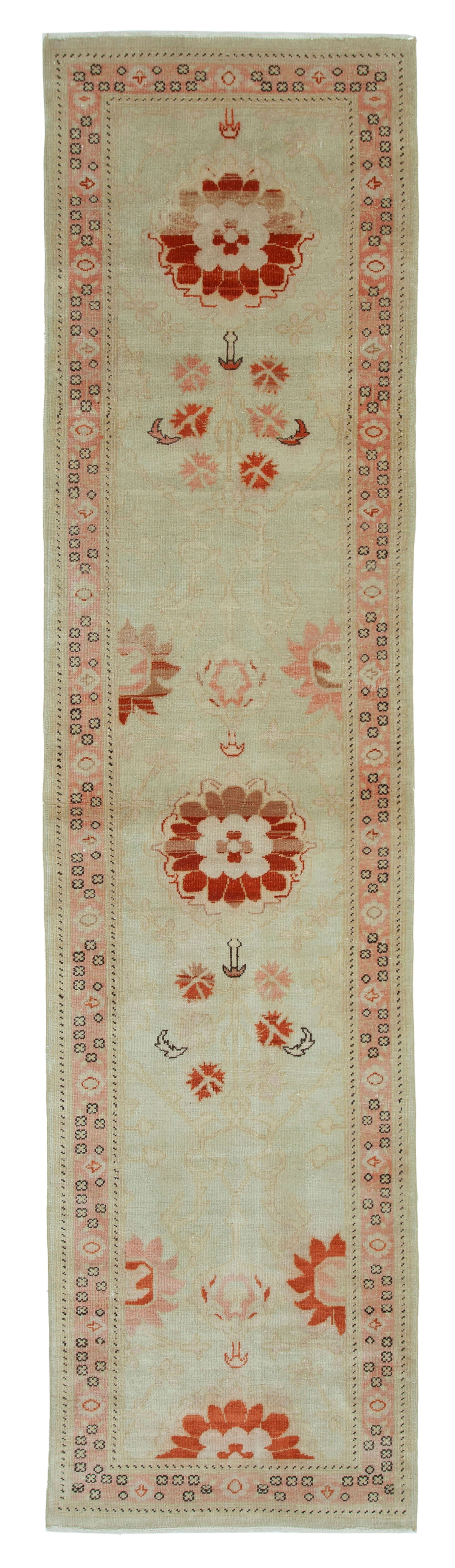 Pearl Oushak Runner — 0.75 x 3.13