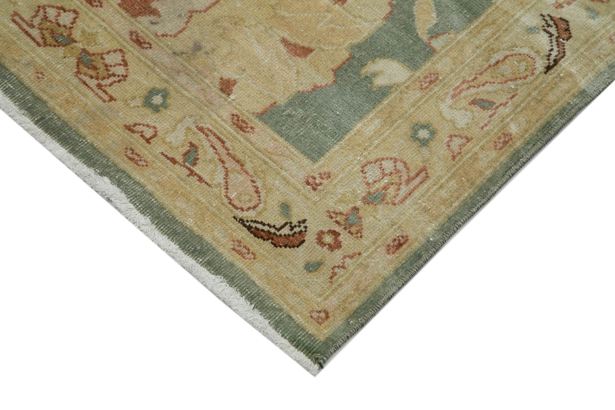 Alabaster Oushak Runner — 0.84 x 3.76