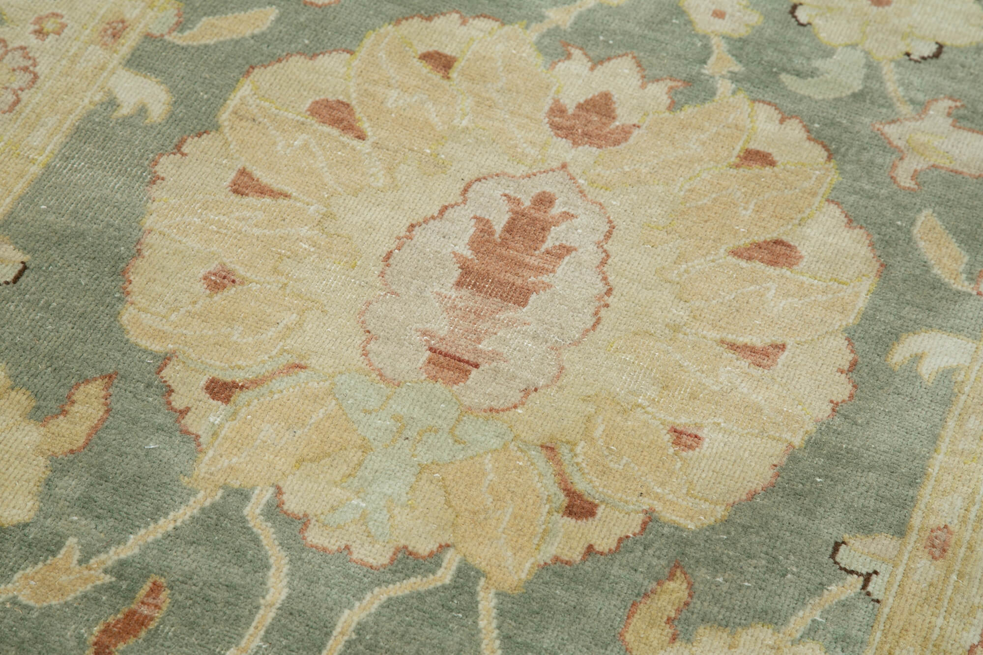 Alabaster Oushak Runner — 0.84 x 3.76