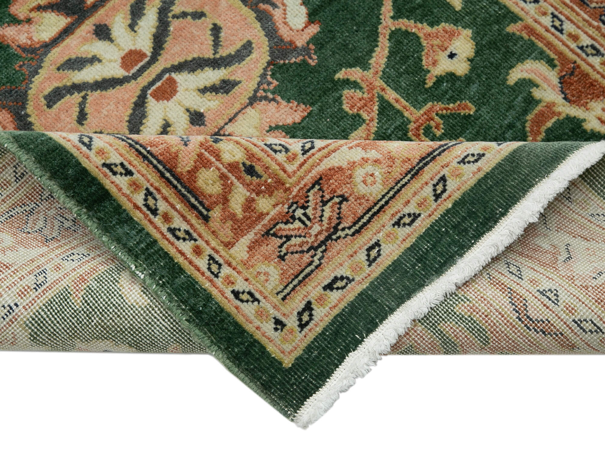 Jade Oushak Runner — 0.90 x 5.56