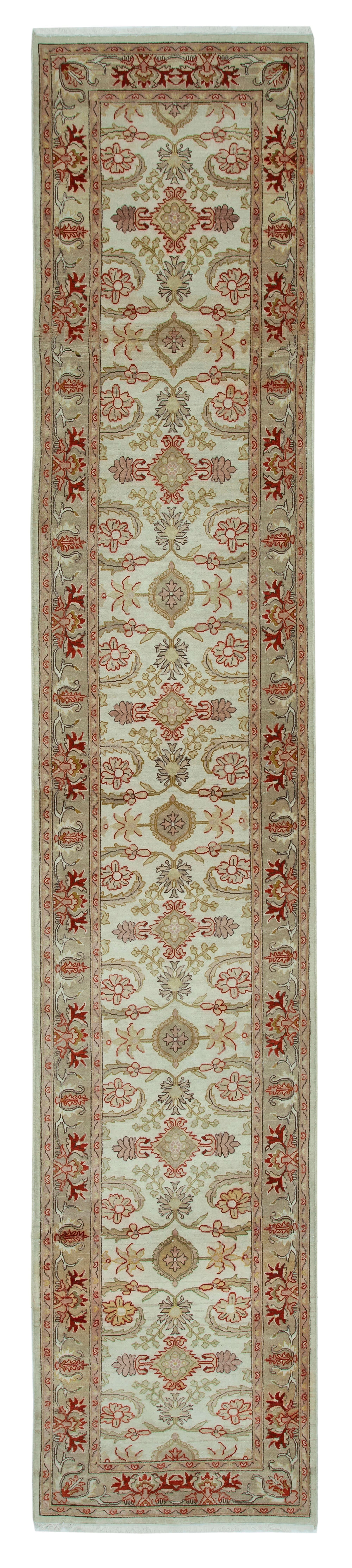 Bisque Oushak Runner — 0.75 x 4.22