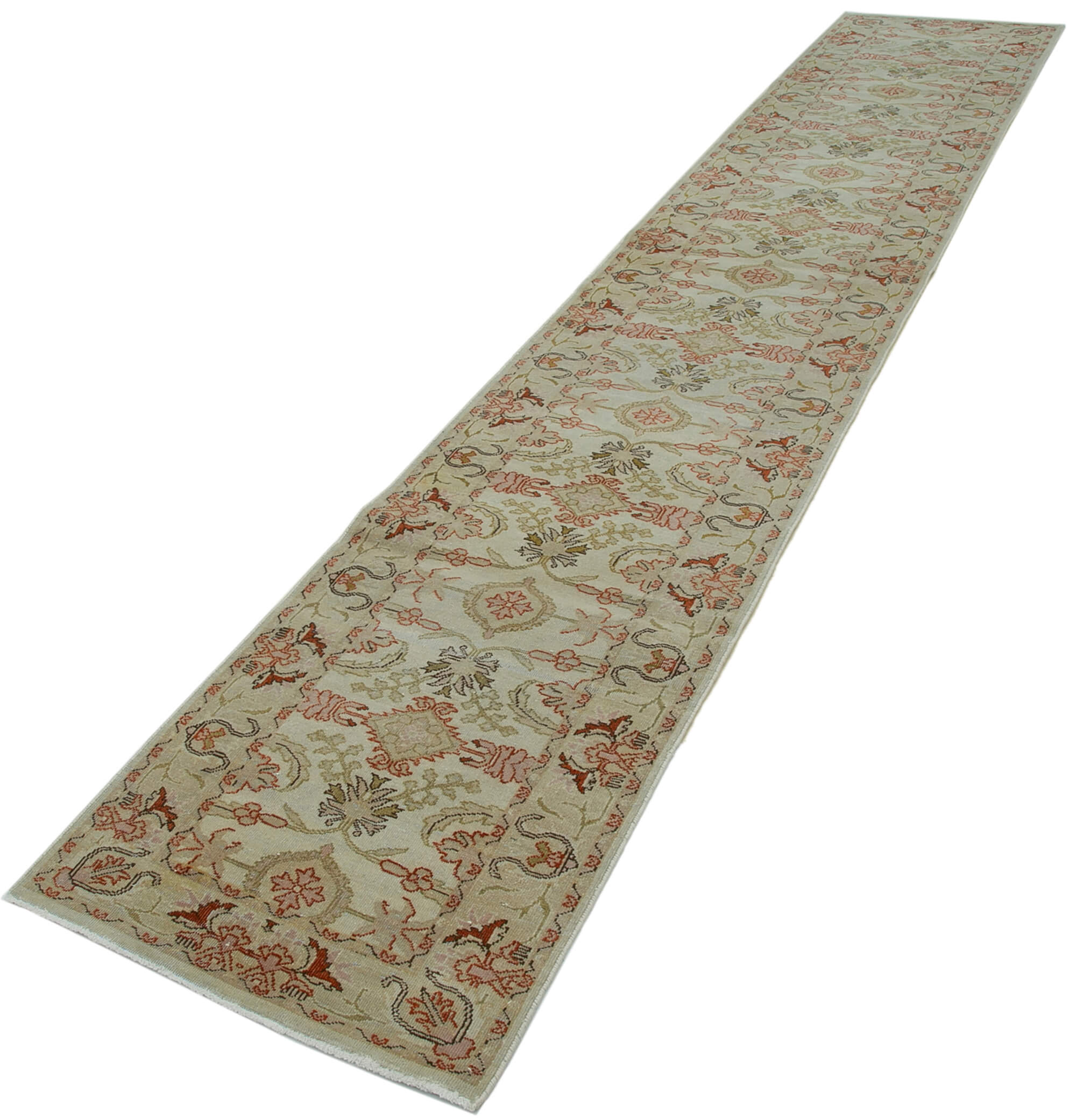 Parchment Oushak Runner — 0.75 x 4.16
