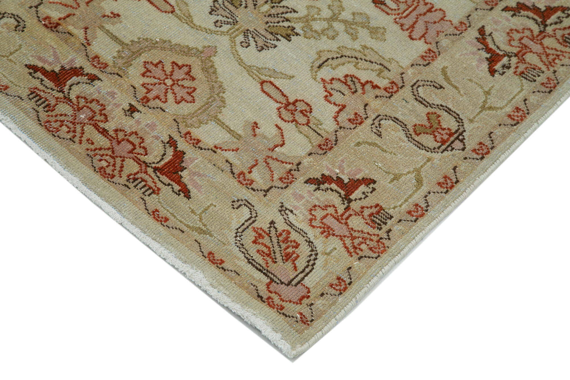 Parchment Oushak Runner — 0.75 x 4.16