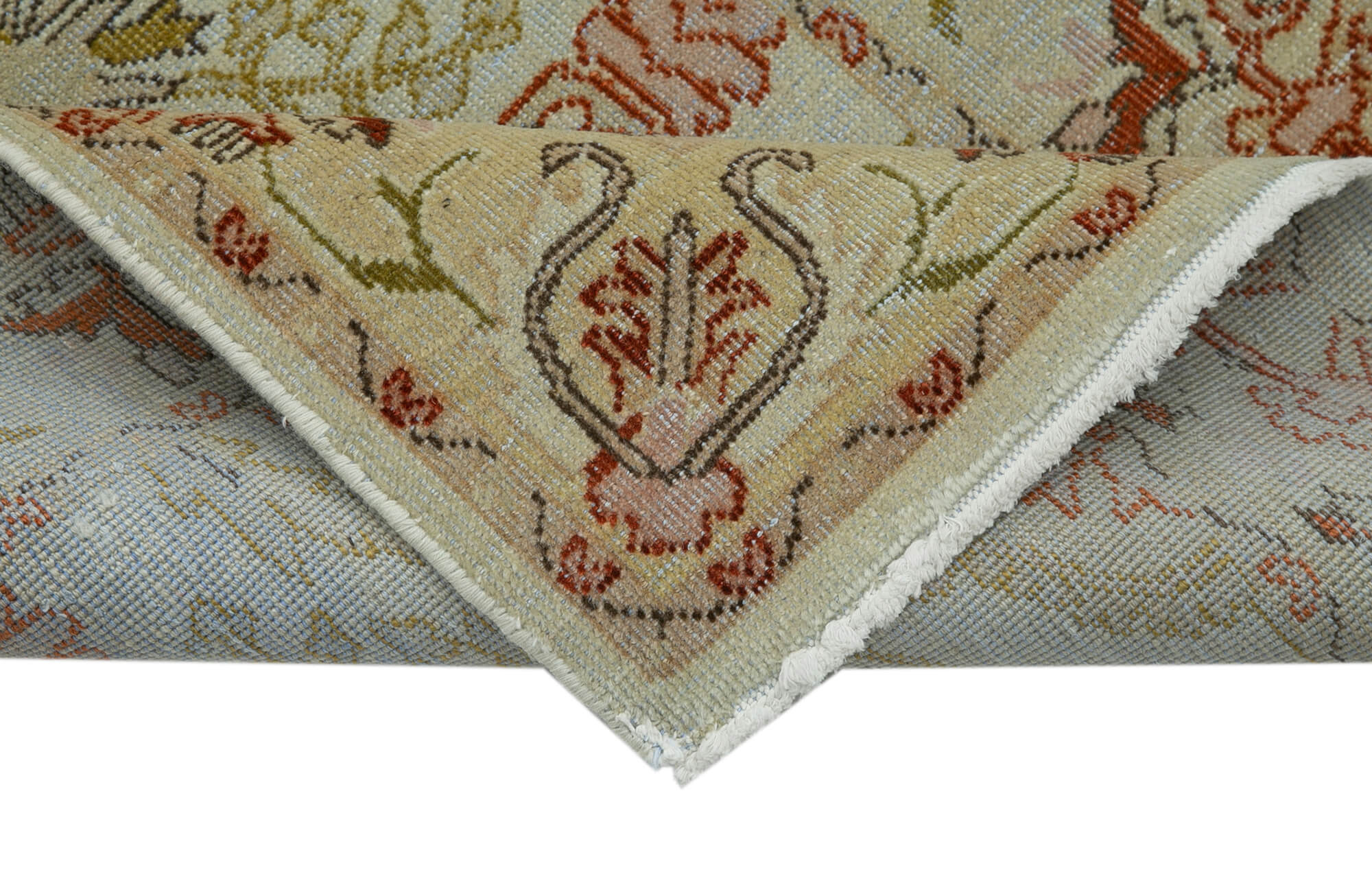 Parchment Oushak Runner — 0.75 x 4.16