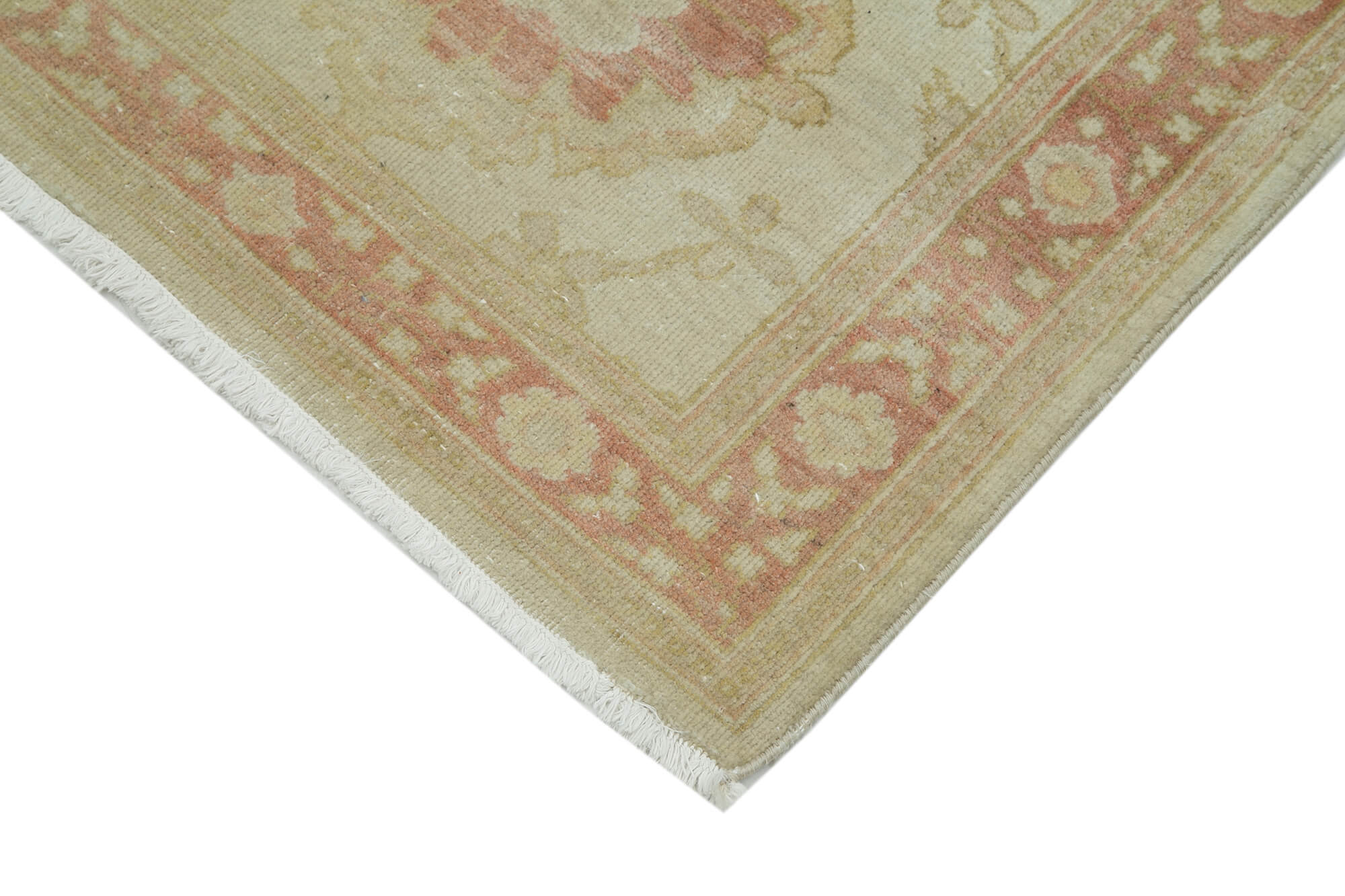 Wheat Oushak Runner — 0.77 x 4.03