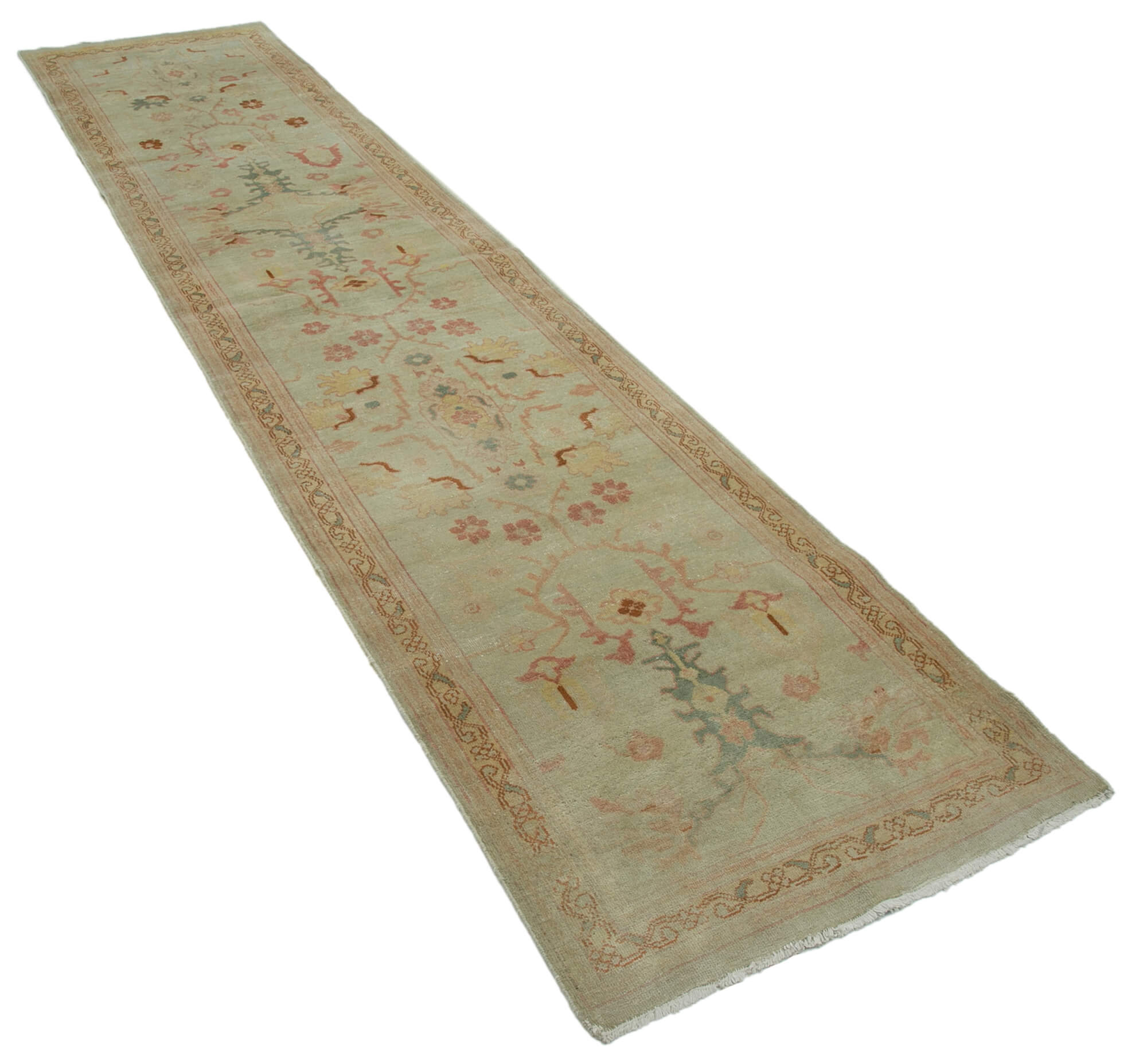 Ivory Oushak Runner — 0.80 x 3.65