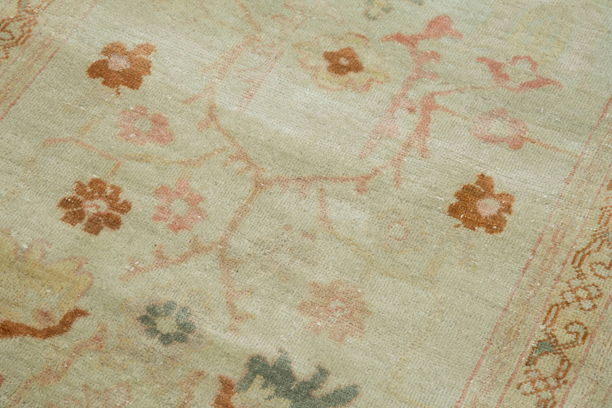 Ivory Oushak Runner — 0.80 x 3.65