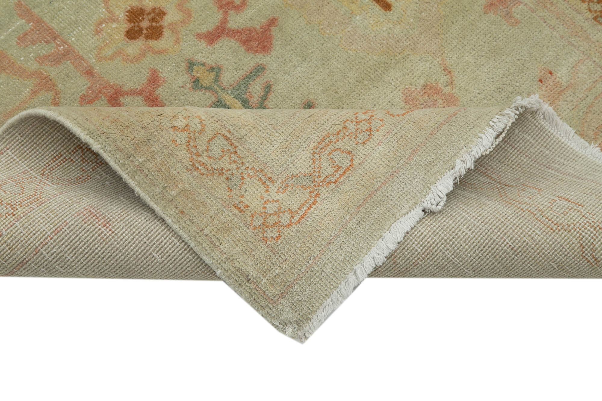 Ivory Oushak Runner — 0.80 x 3.65