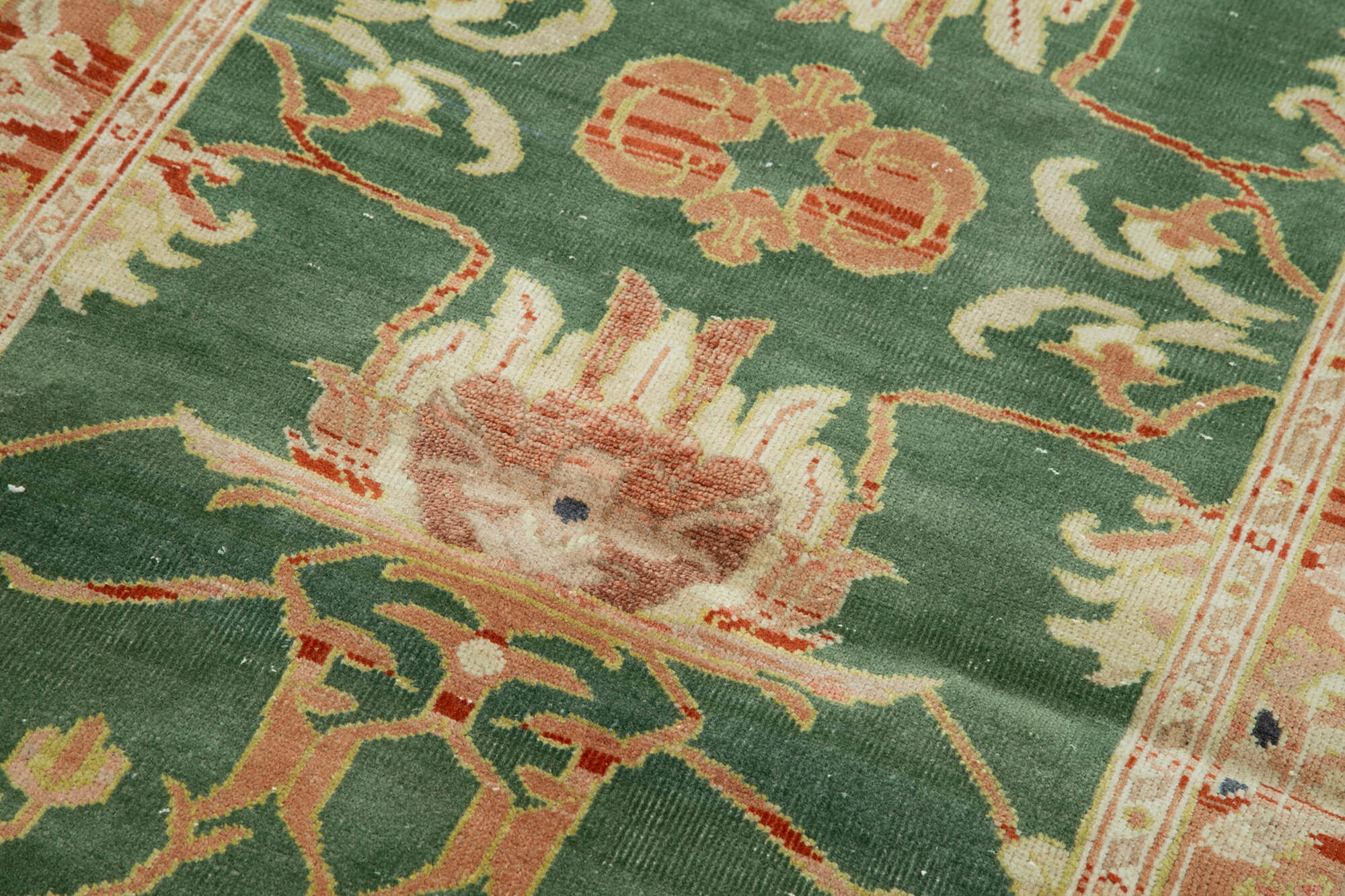 Olive Oushak Runner — 0.90 x 3.58