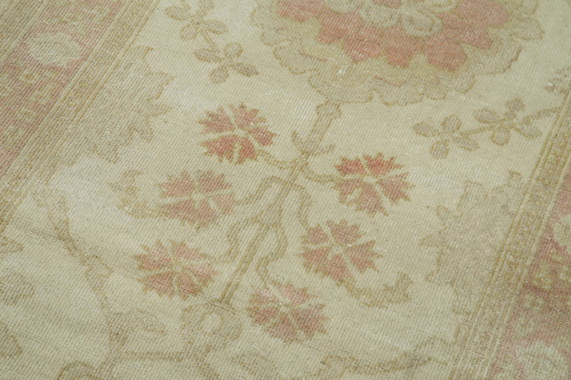 Champagne Oushak Runner — 0.80 x 4.14