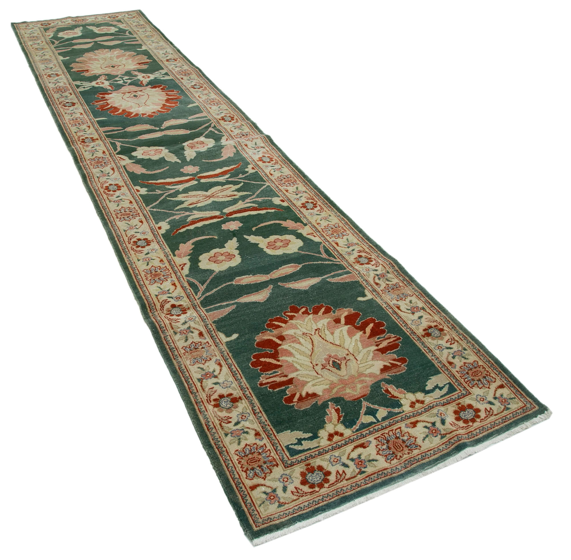 Moss Oushak Runner — 0.86 x 3.66