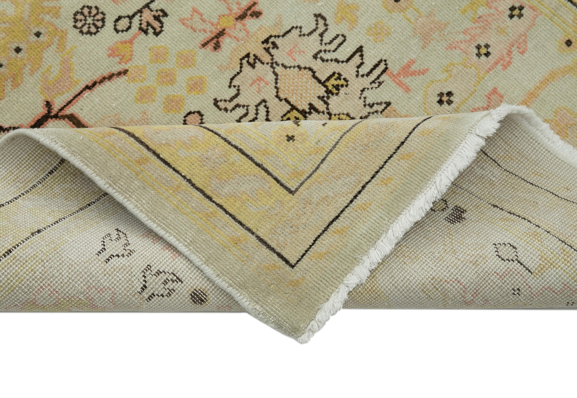 Alabaster Oushak Runner — 0.90 x 3.63