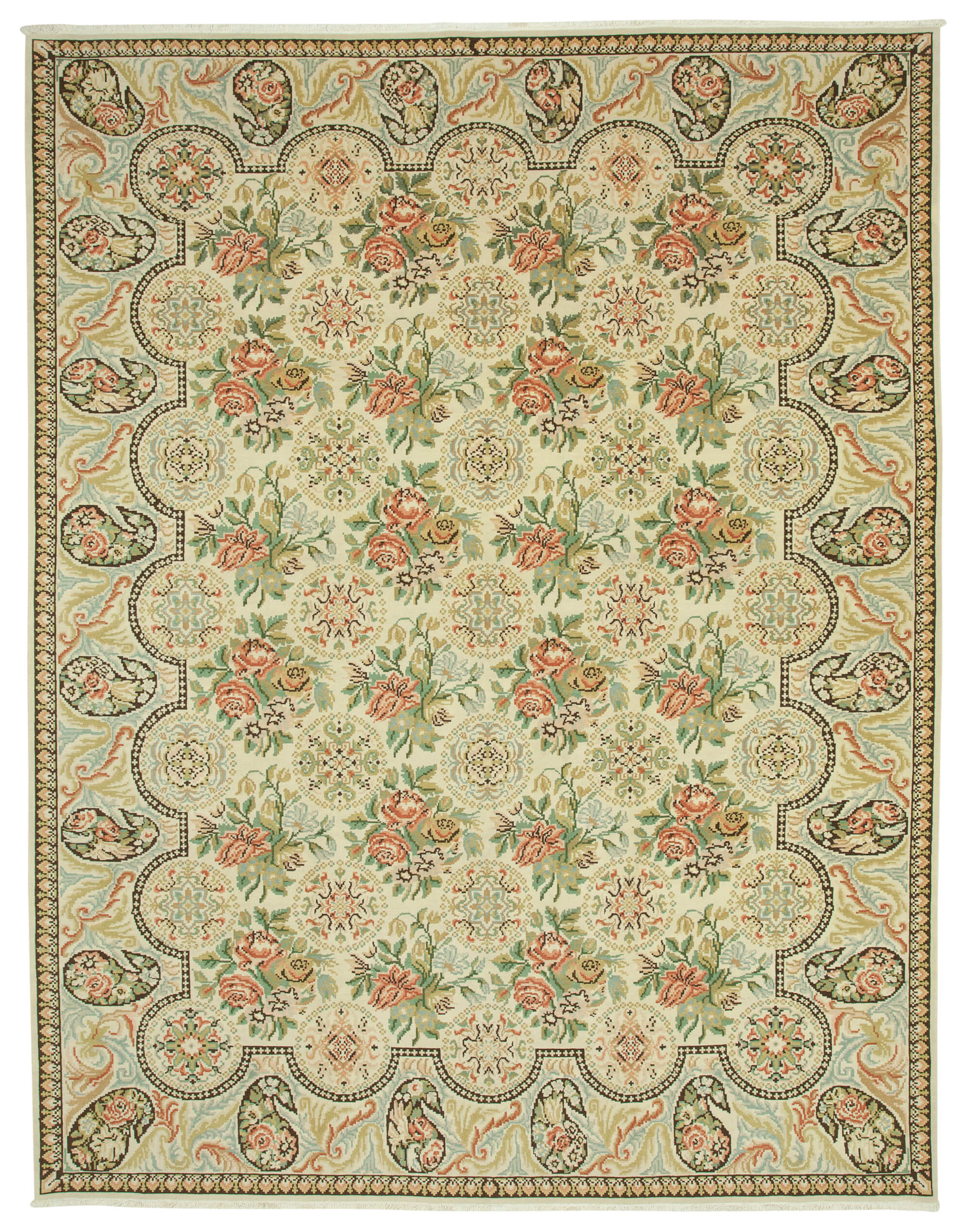 Champagne Oushak — 3.02 x 3.96
