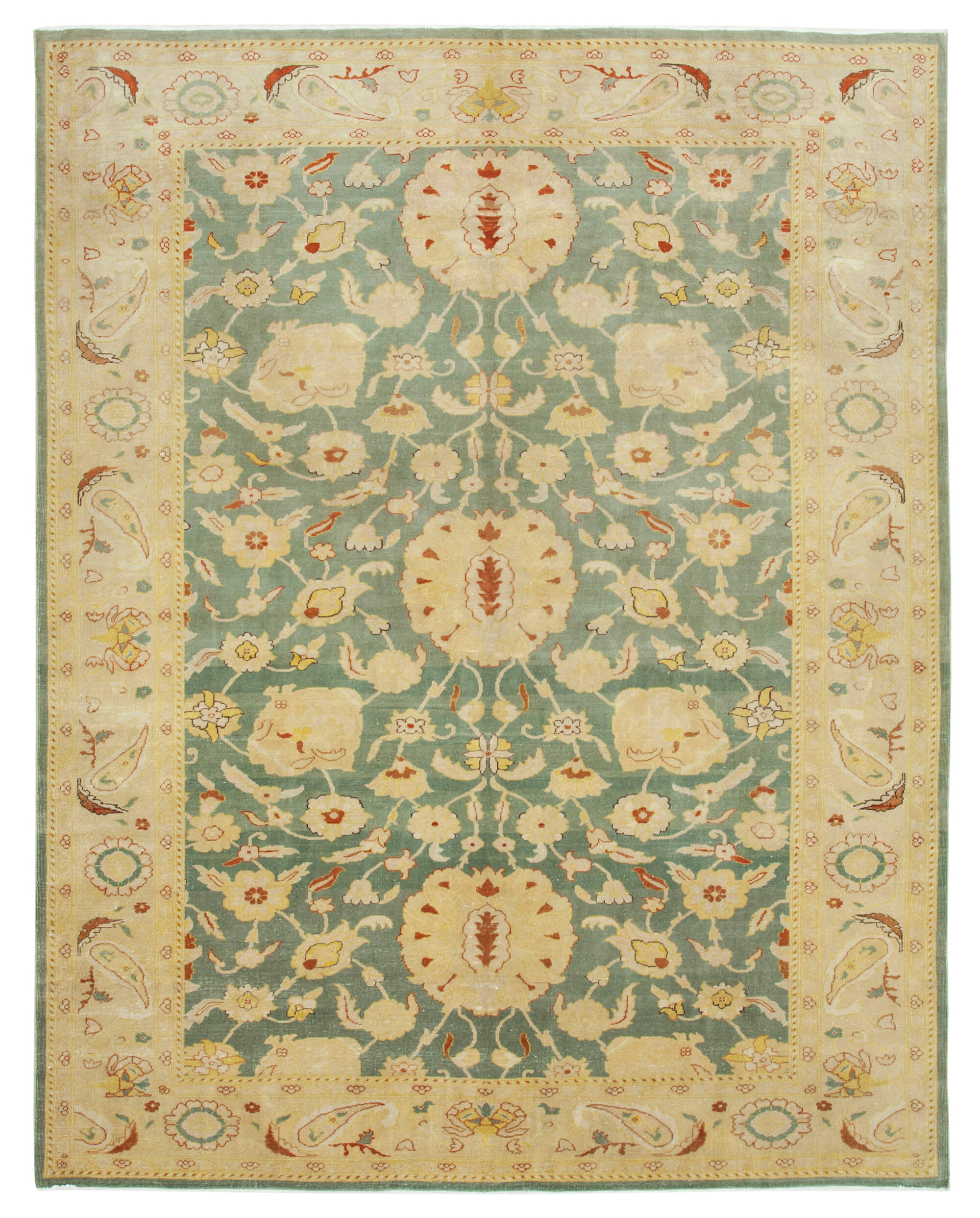 Parchment Oushak — 2.42 x 3.07